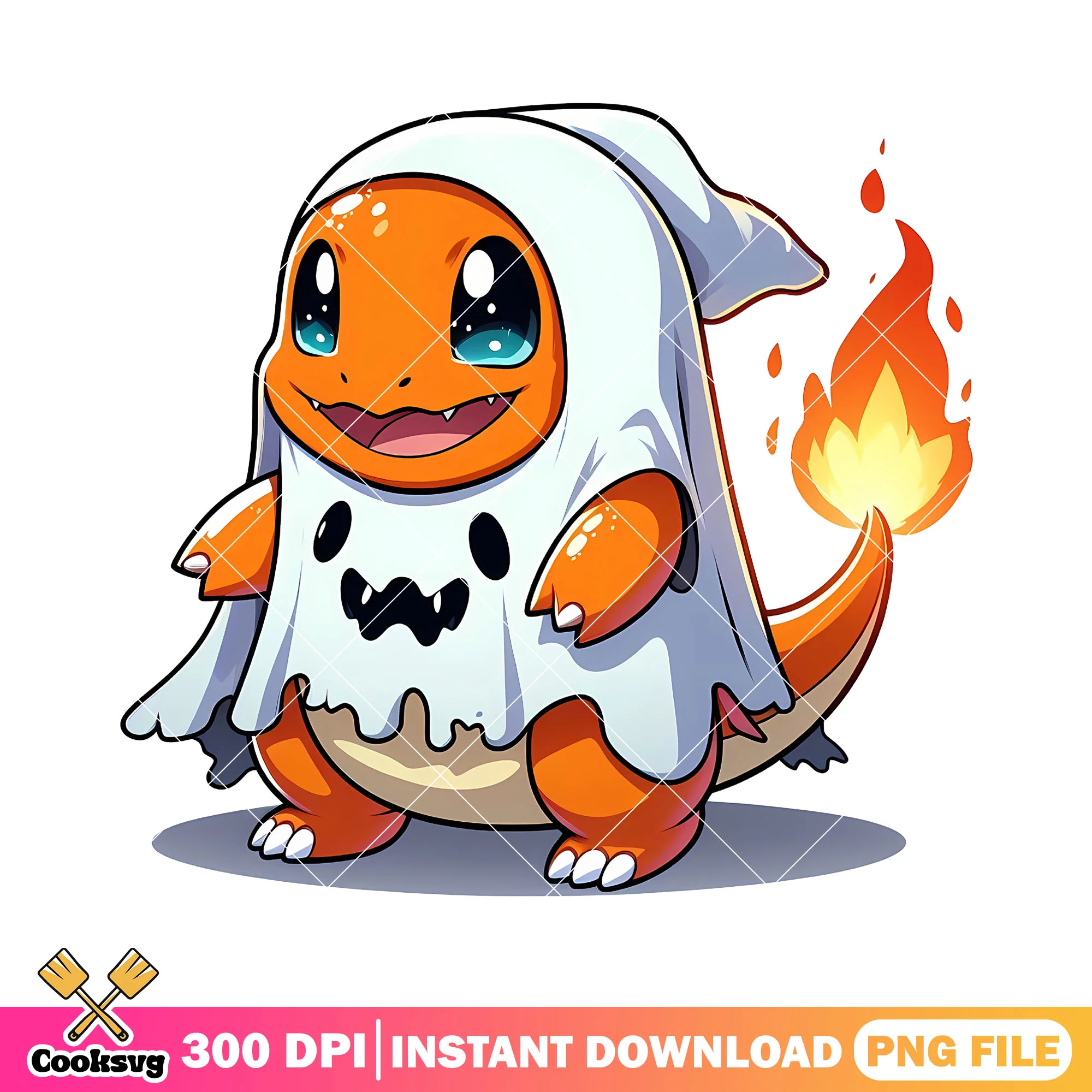 Bulbasaur cosplay ghost png, spirit halloween png, ghost custome png