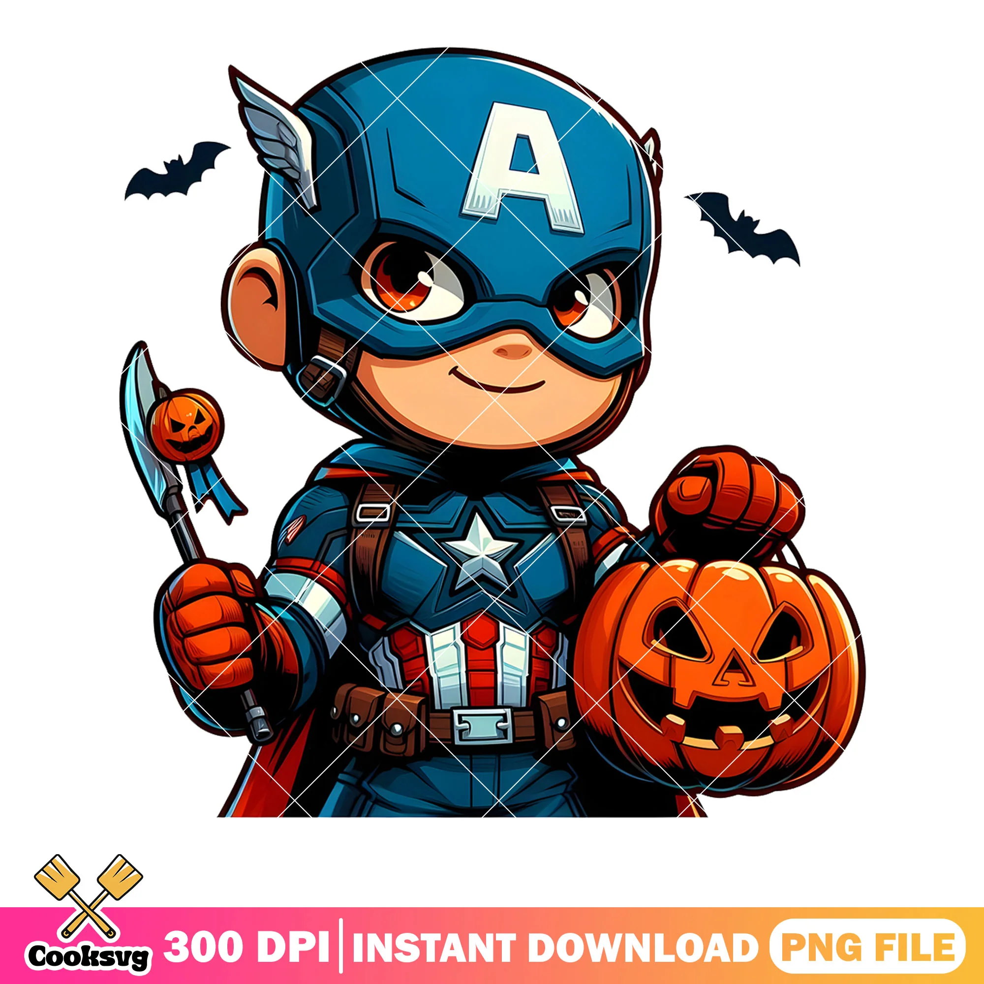 Captain America Halloween png,witch costume png, Marvel Halloween png