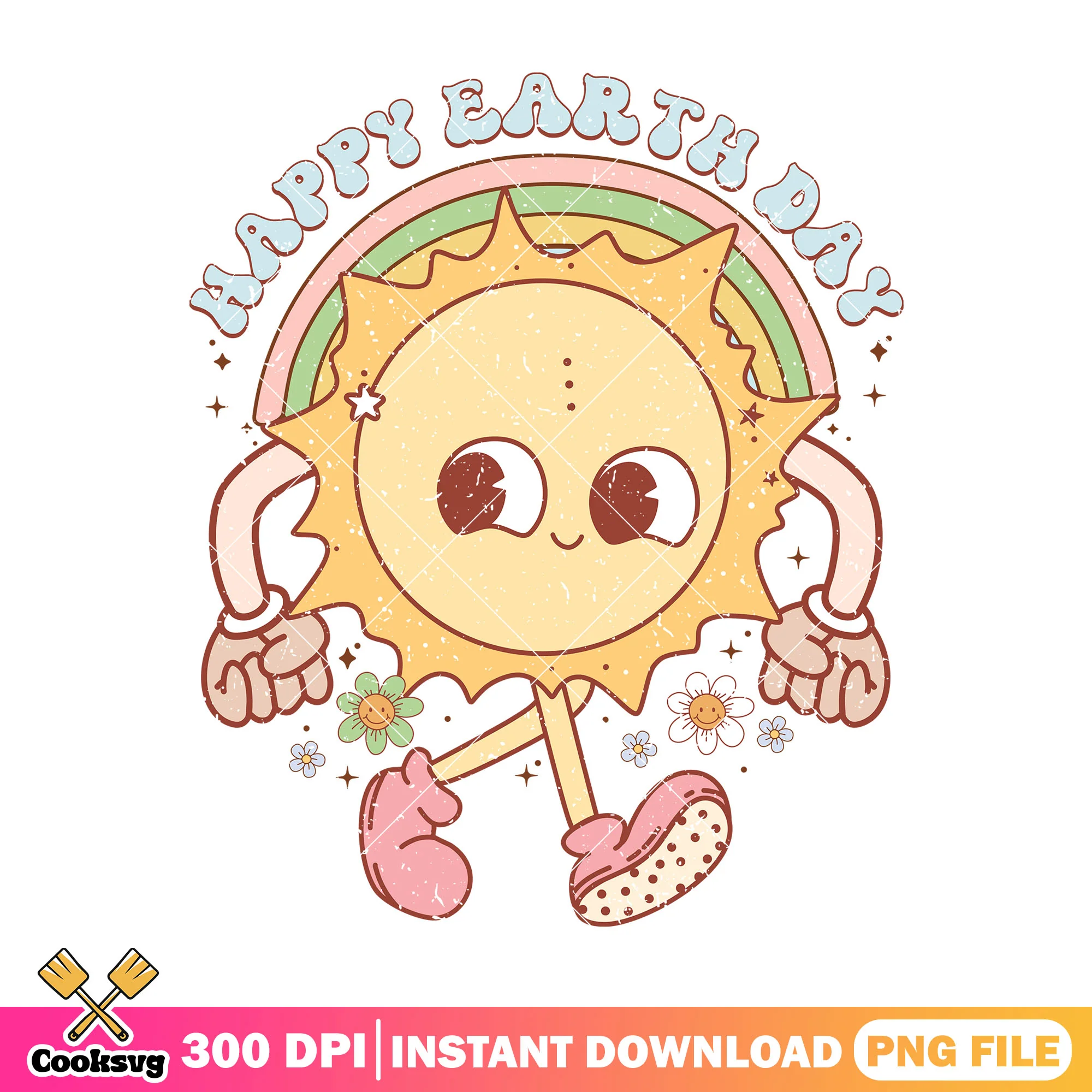 Cartoon sun planet happy earth day png, earth day quotes png