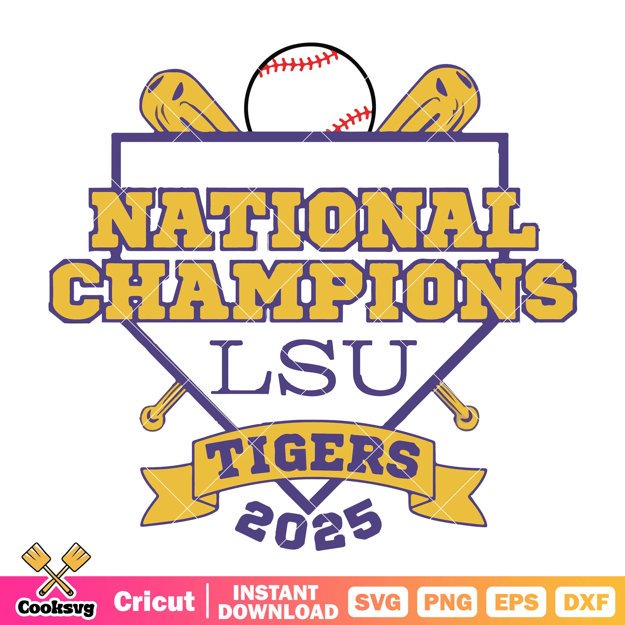 Champions lsu tigers 2025 svg, ncaa champions svg, lsu tigers svg