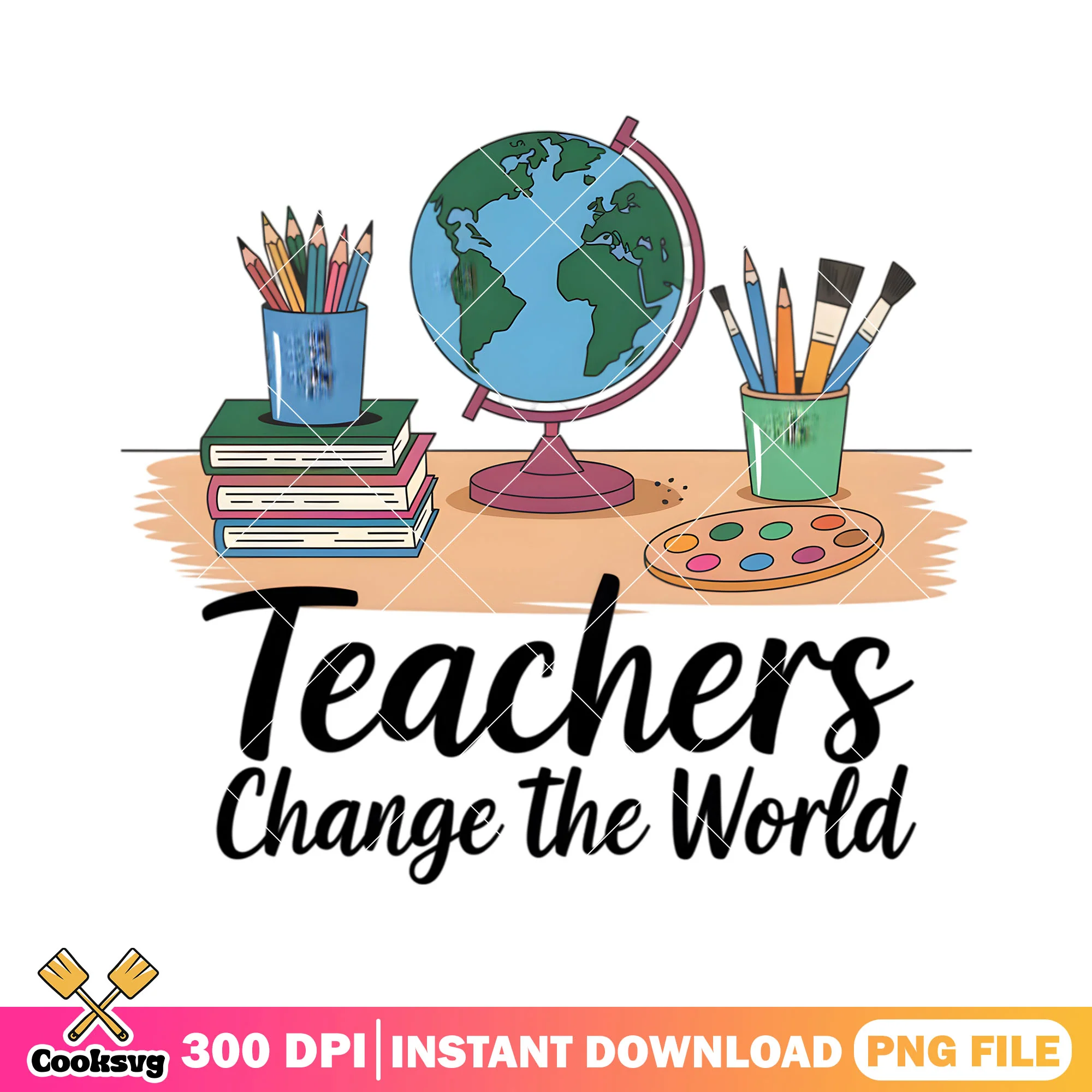 Change the world teachers png, black font png, going back to school png
