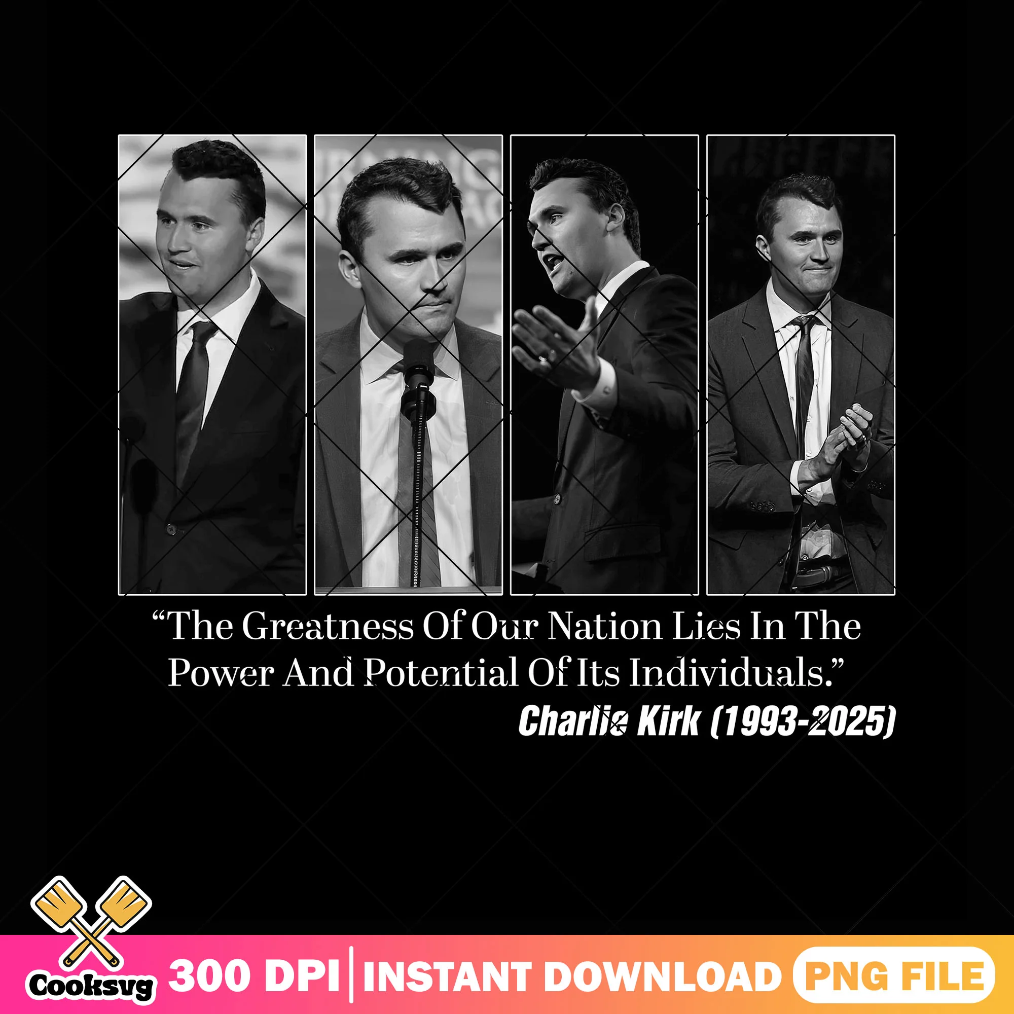 Charlie kirk 2025 png, retro Charlie Kirk png, Charlie Kirk rip png