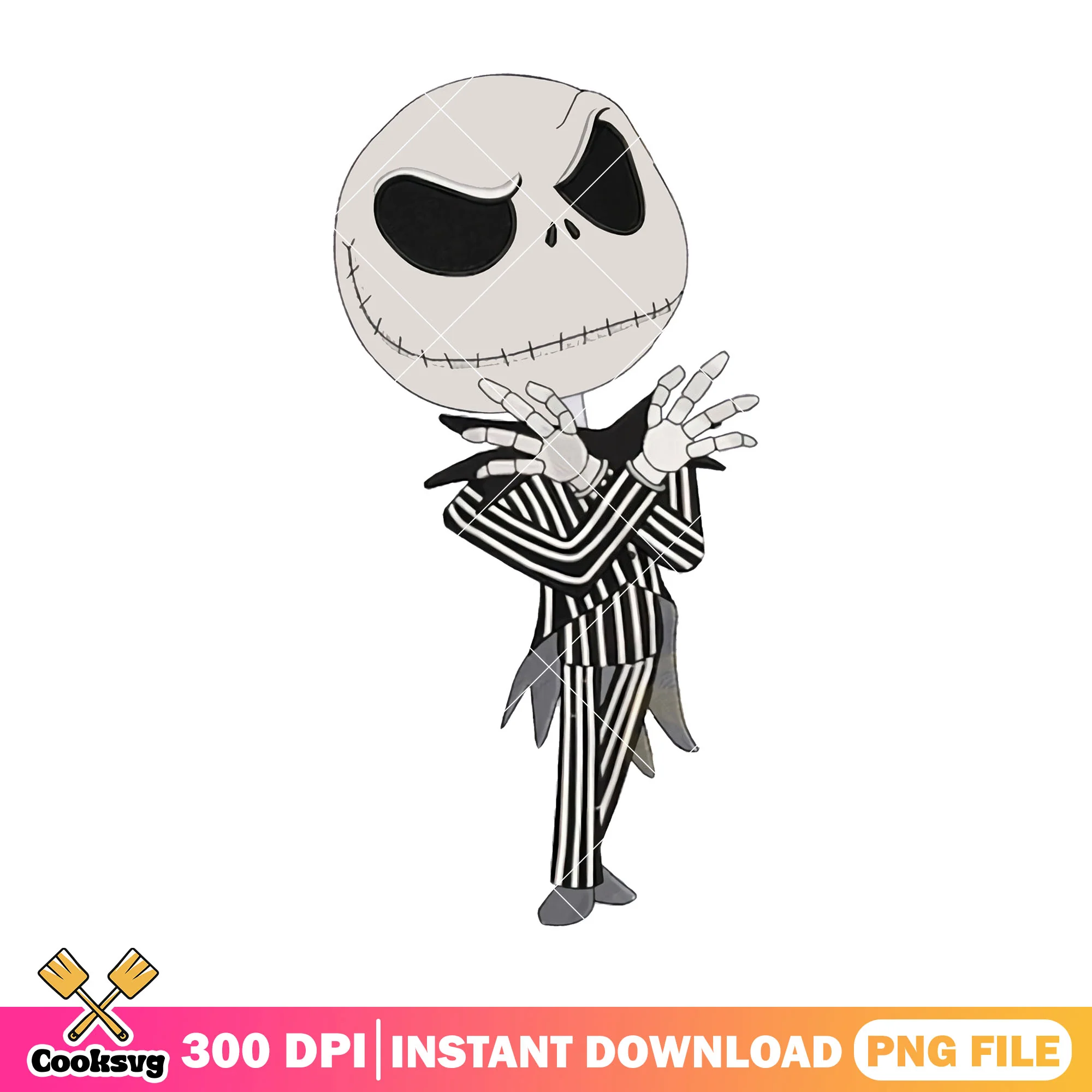 Chibi horror jack design png, jack cartoon png, this is halloween png