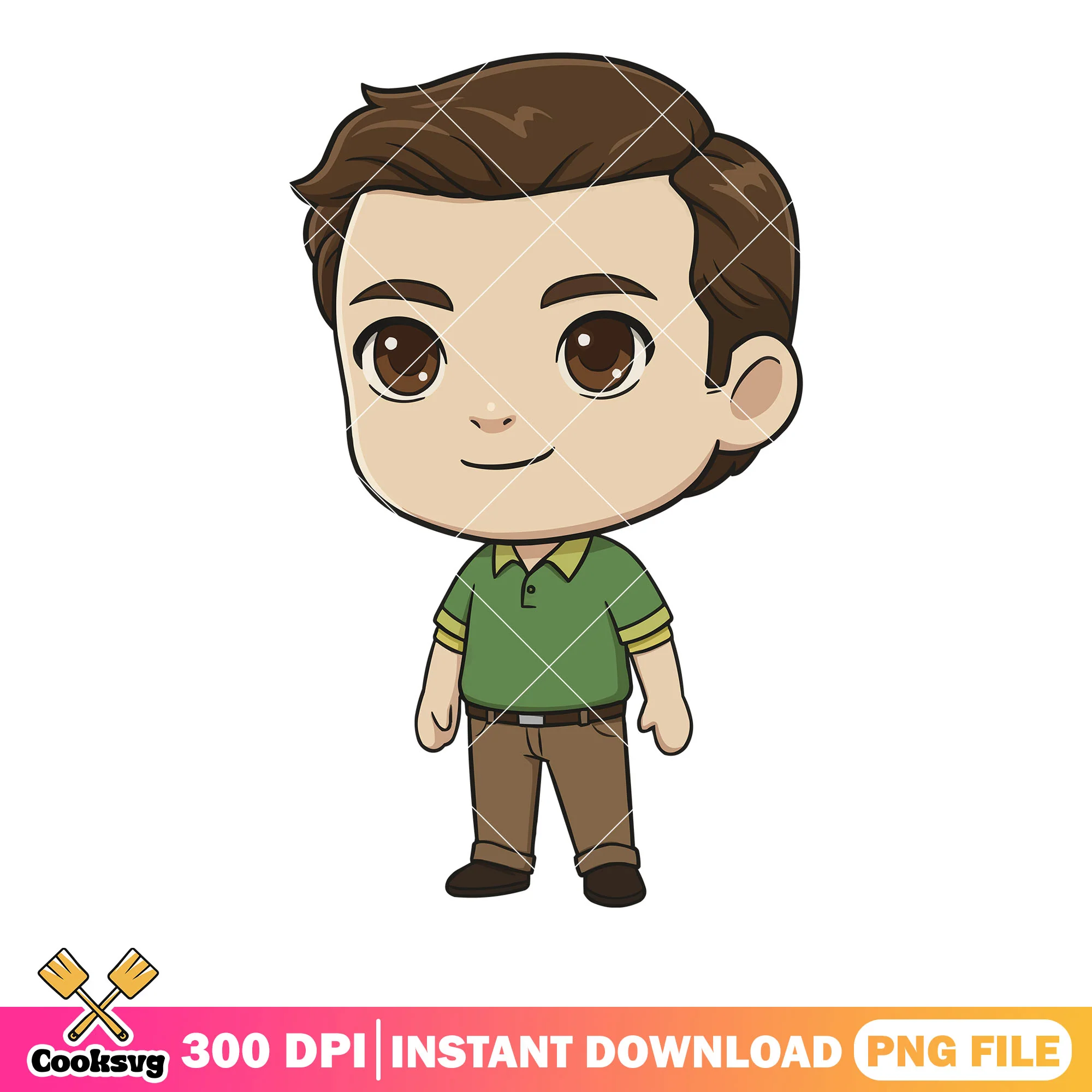 Chibi poster bob newby png, stranger things png, horror movies png