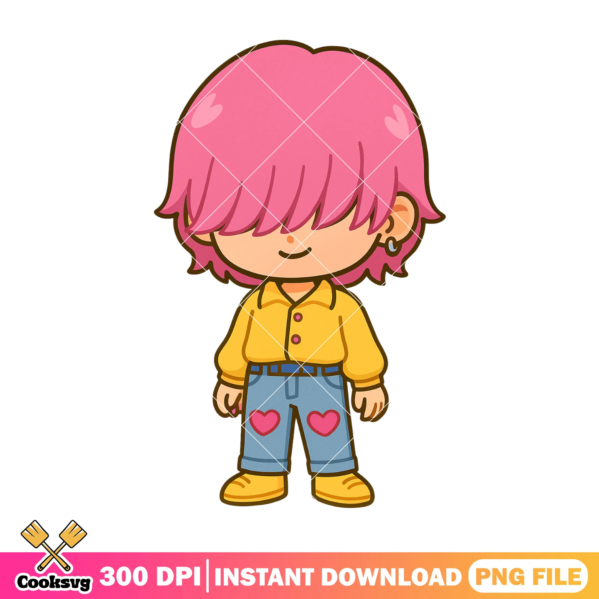 Chibi romance cosplay mystery png, romance saja png, kpop saja png