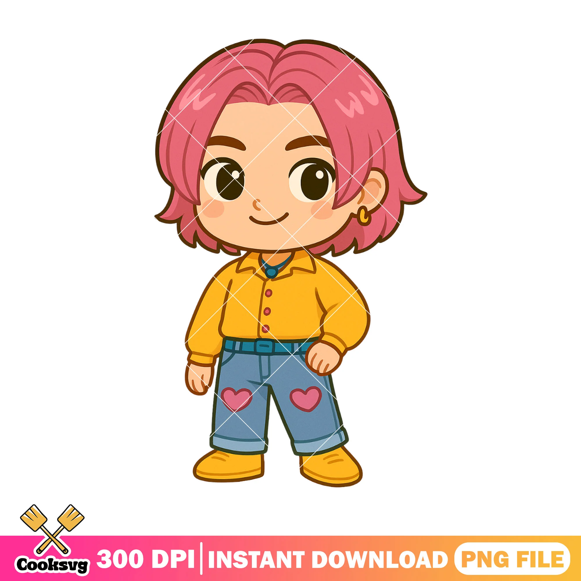 Chibi romance standing still png, romance saja png, kpop saja png