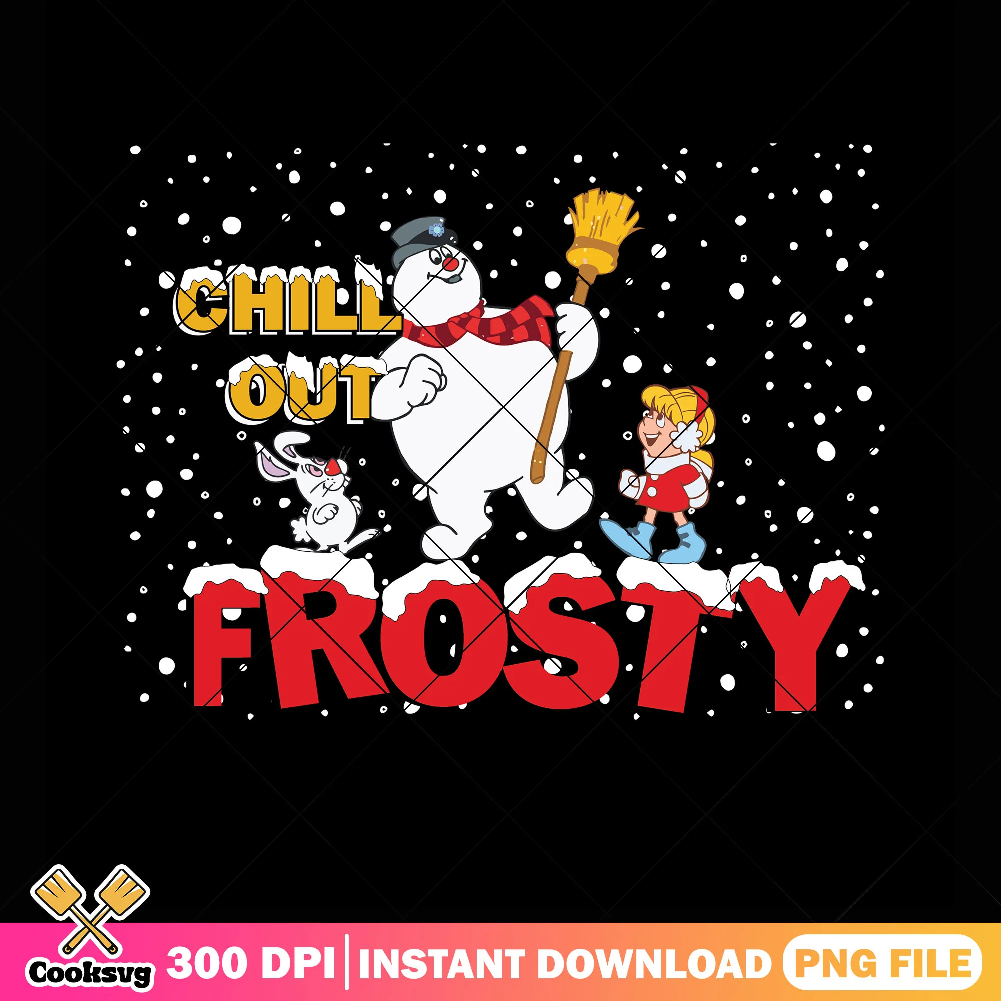Chill out frosty karen png, hocus pocus png, karen christmas png