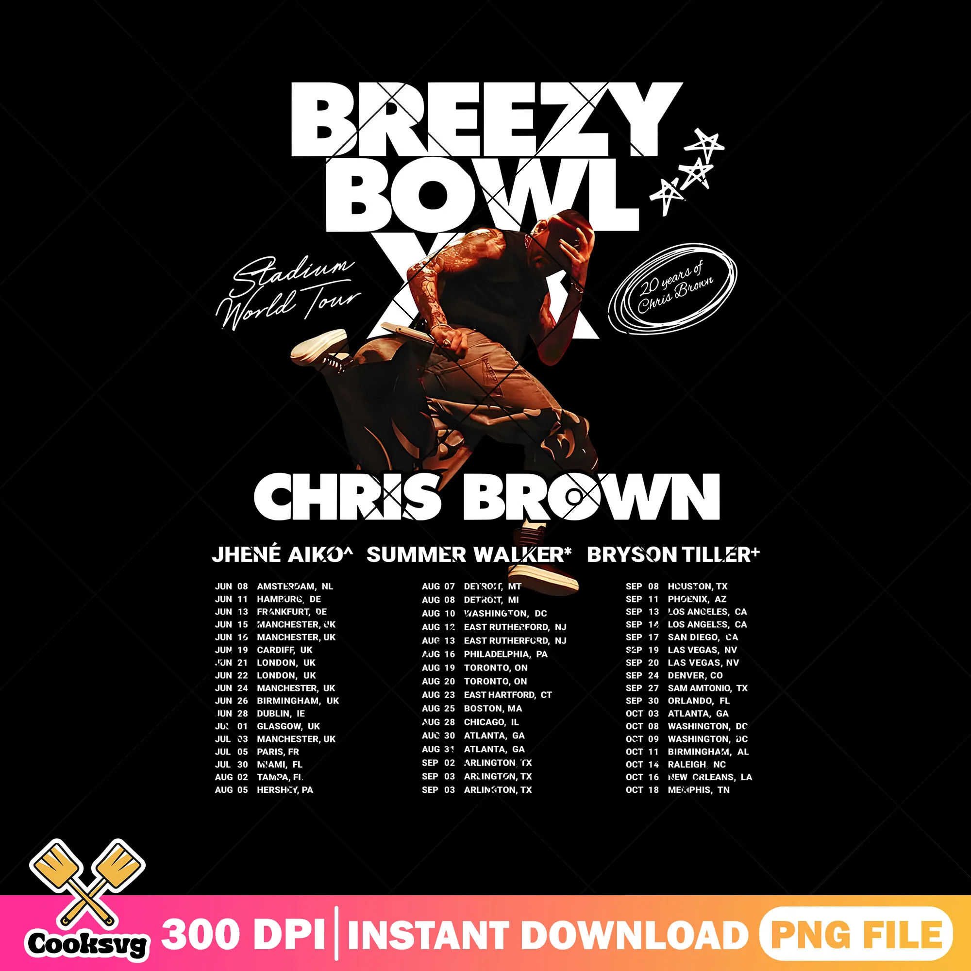 Chris brown breezy tour png, Chris Brown tour png, Chris Brown 1111 png