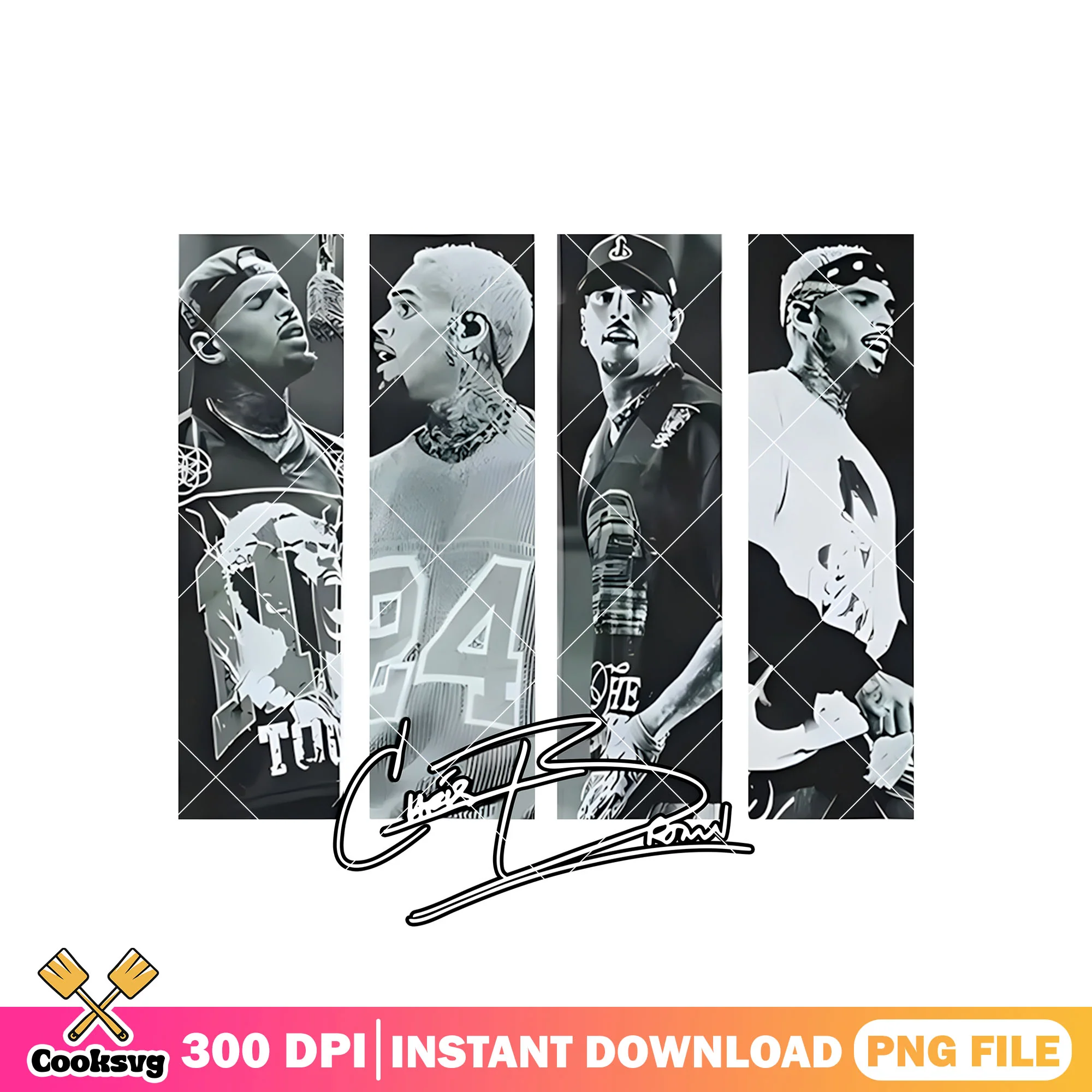 Chris brown white poster png, Chris brown tour png, Chris Brown png