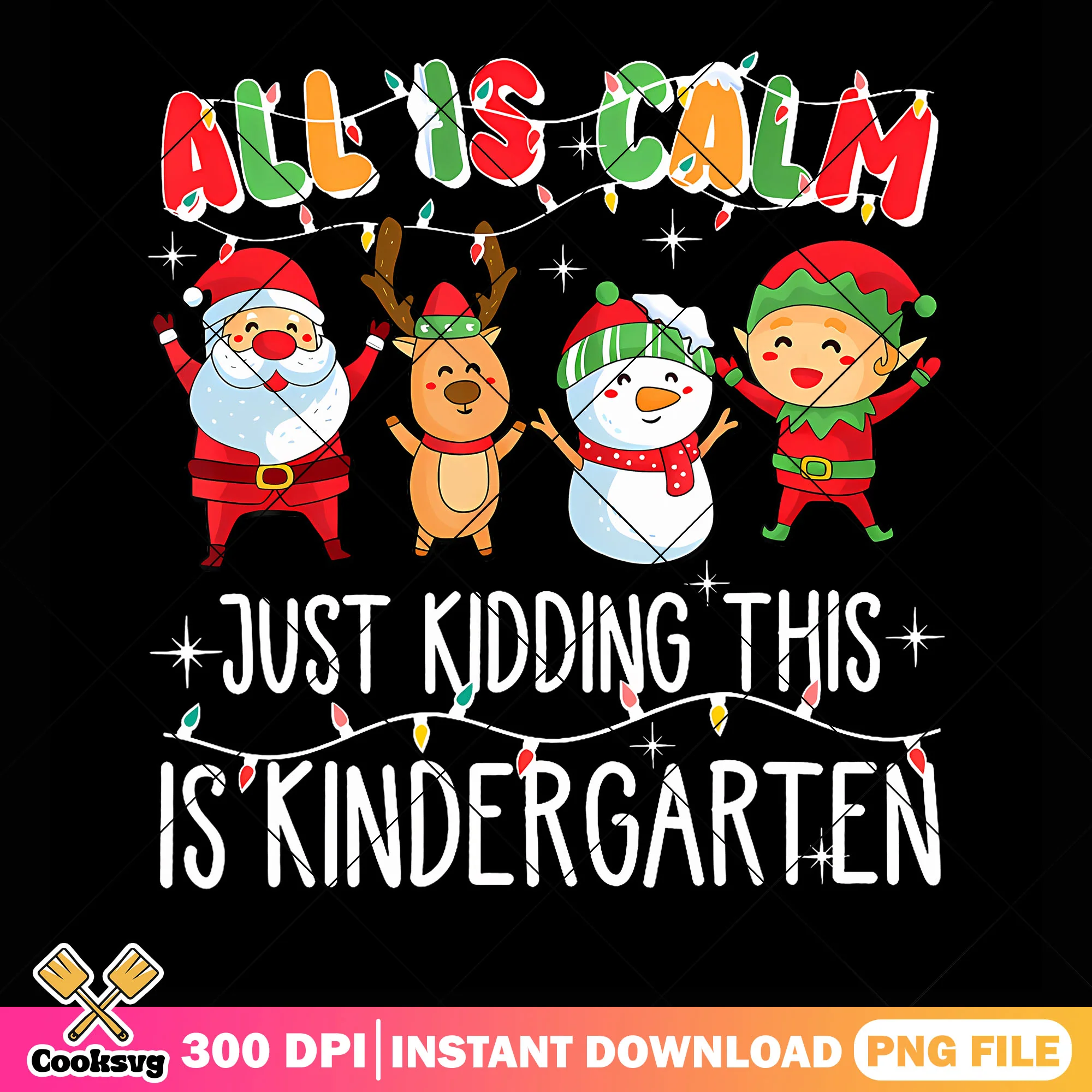 Christmas calm png, merry christmas png, gingerbread man png