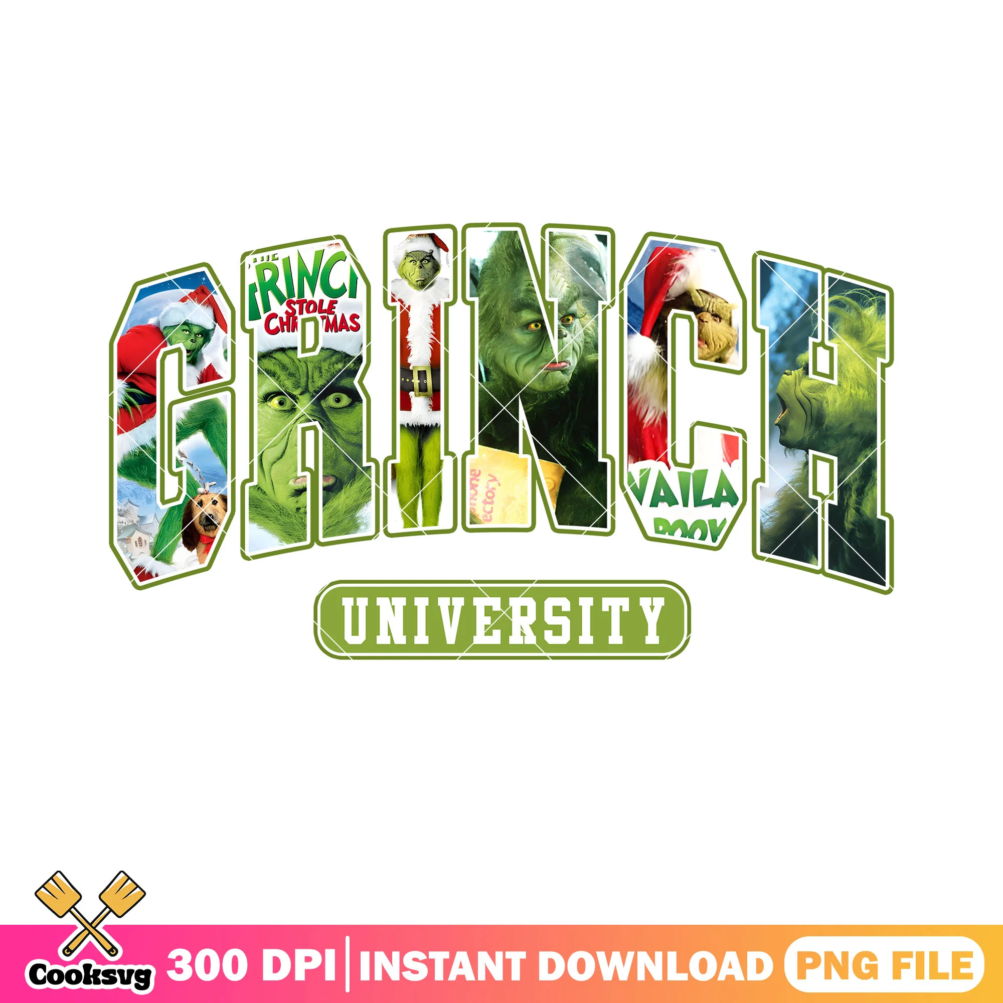 Christmas geen monster png, the grinch png, christmas vibes png