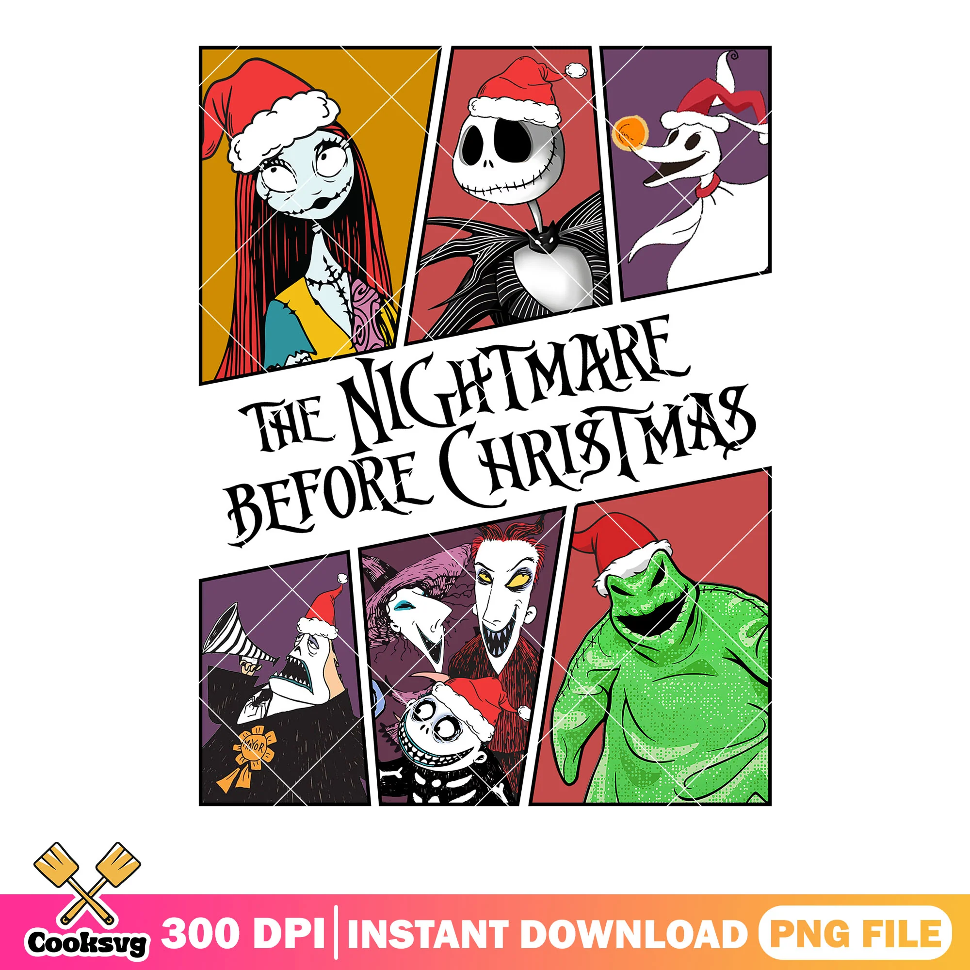 Christmas monster png, lock shock and barrel png, Oogie Boogie png