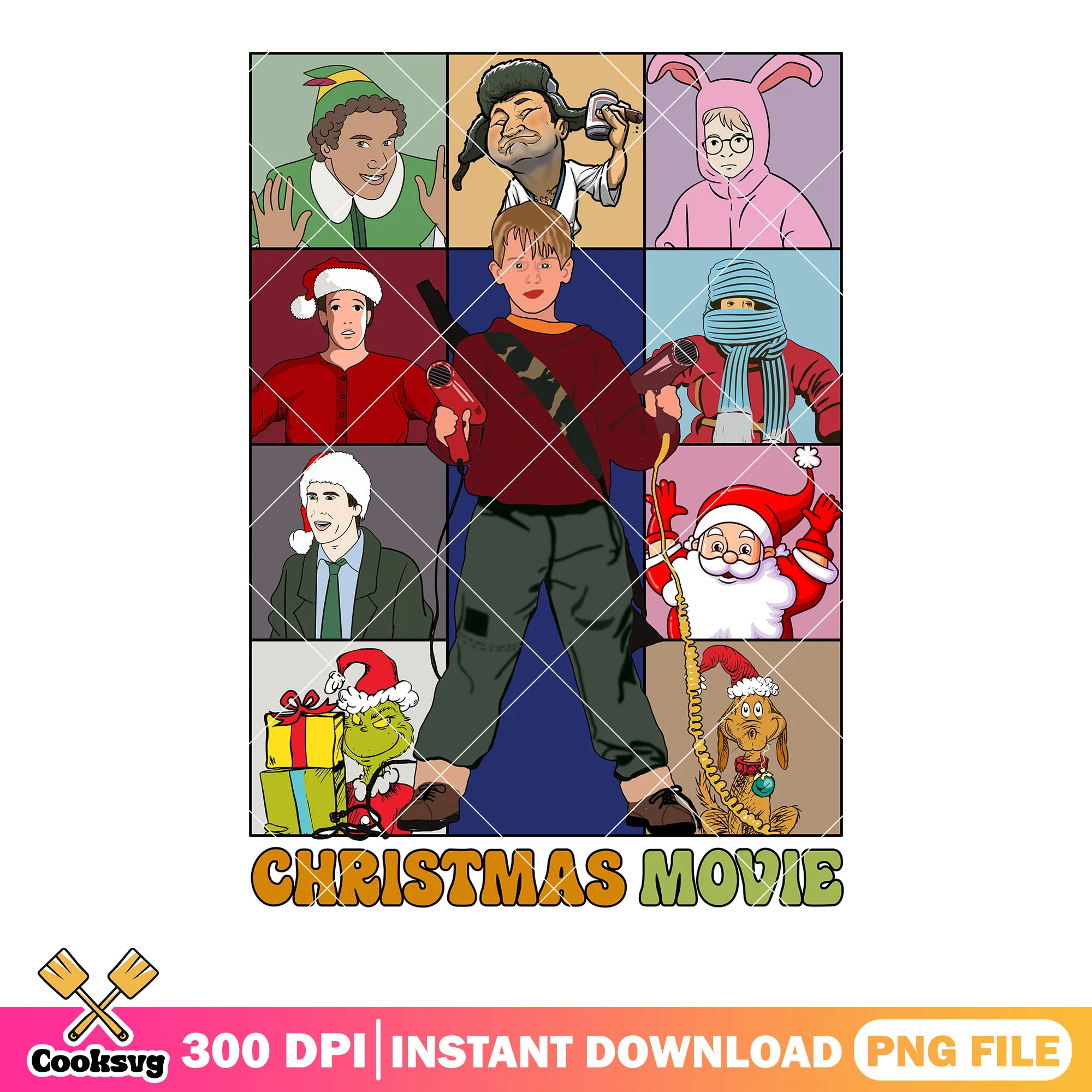 Christmas movie cartoon png, alone kevin mccallister png, funny png