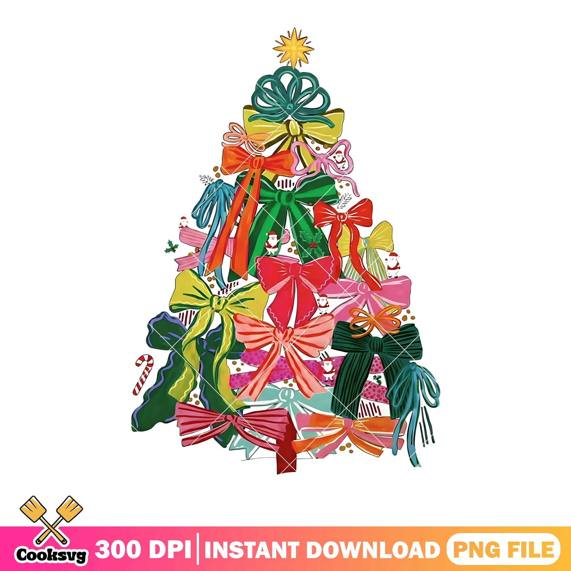 CHristmas tree bow tie png, christmas decor png, noel png