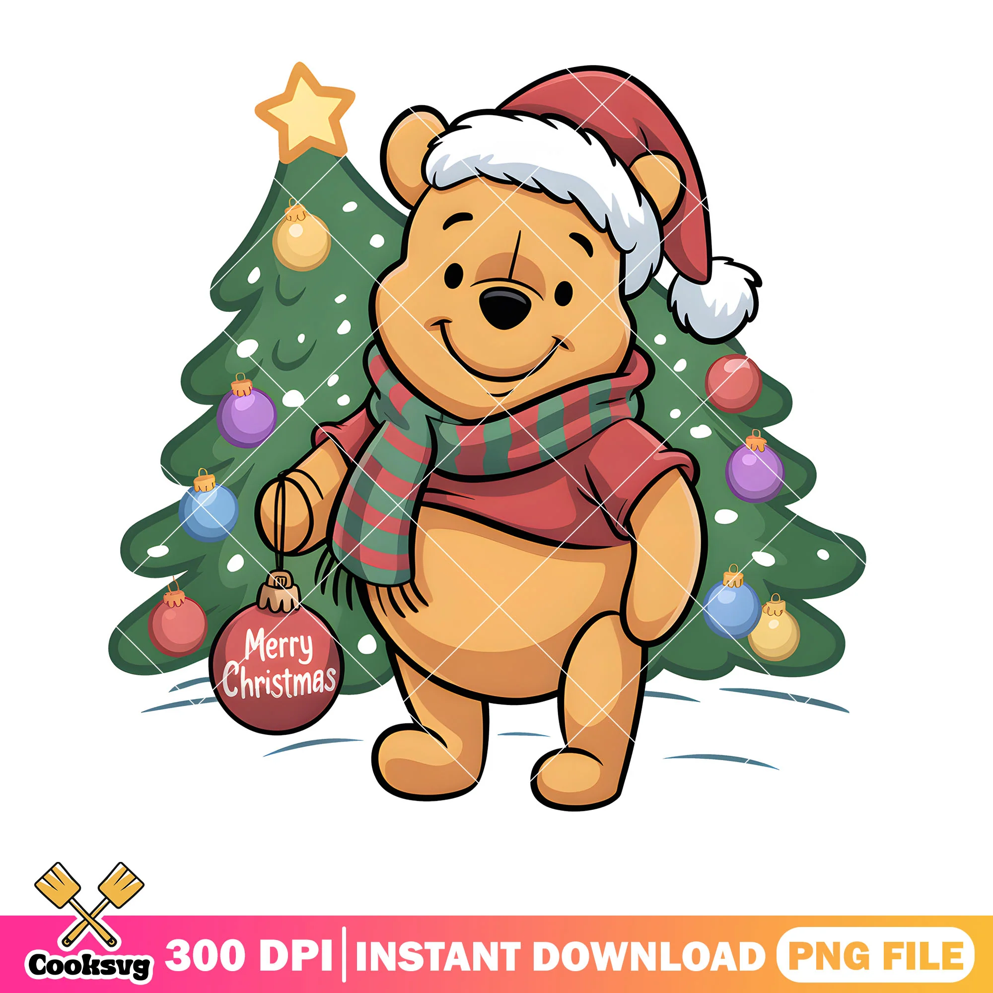 Christmas vibes pooh bear png winnie the pooh png, pooh bear png