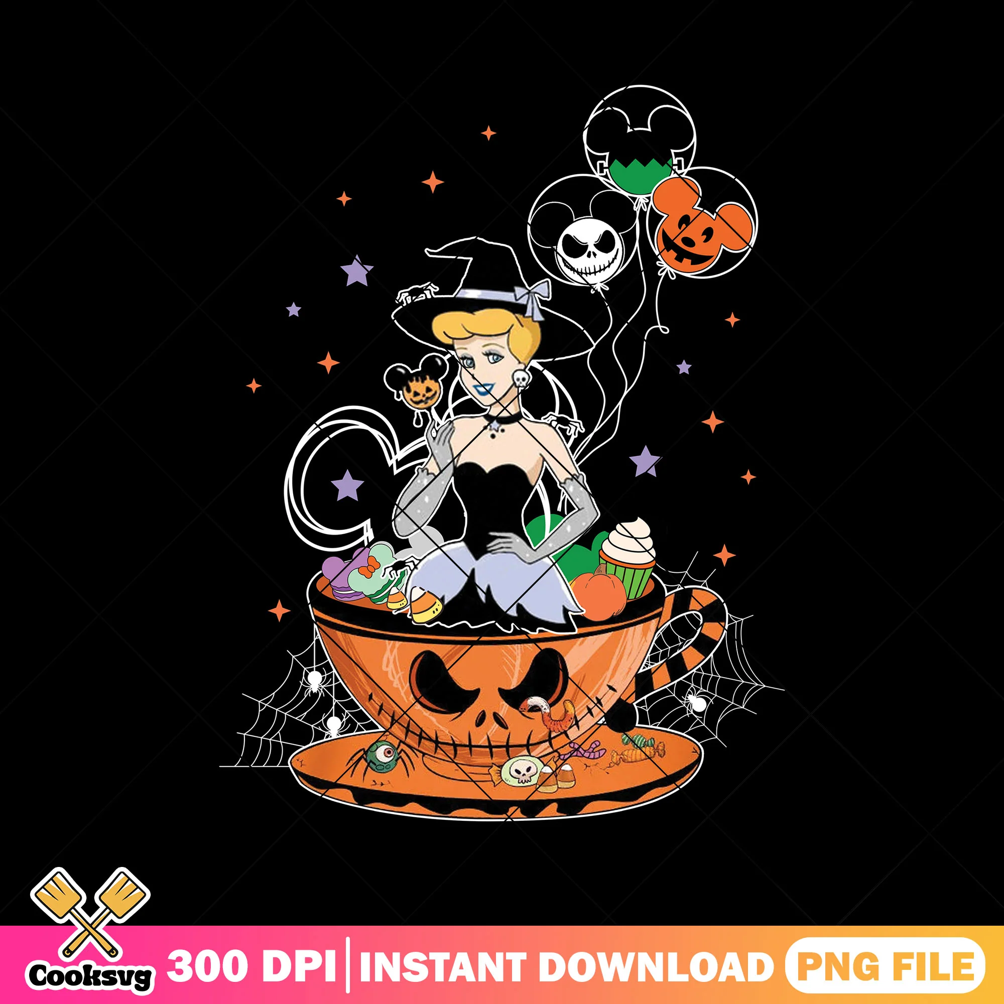 Cinderella enchanted pumpkin png, princess disney png, disney world png