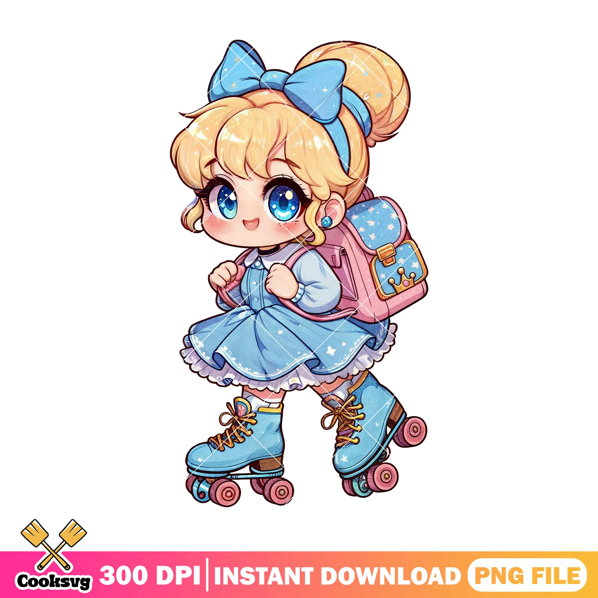 Cinderella go to school png, back to school outfit png, art disney png