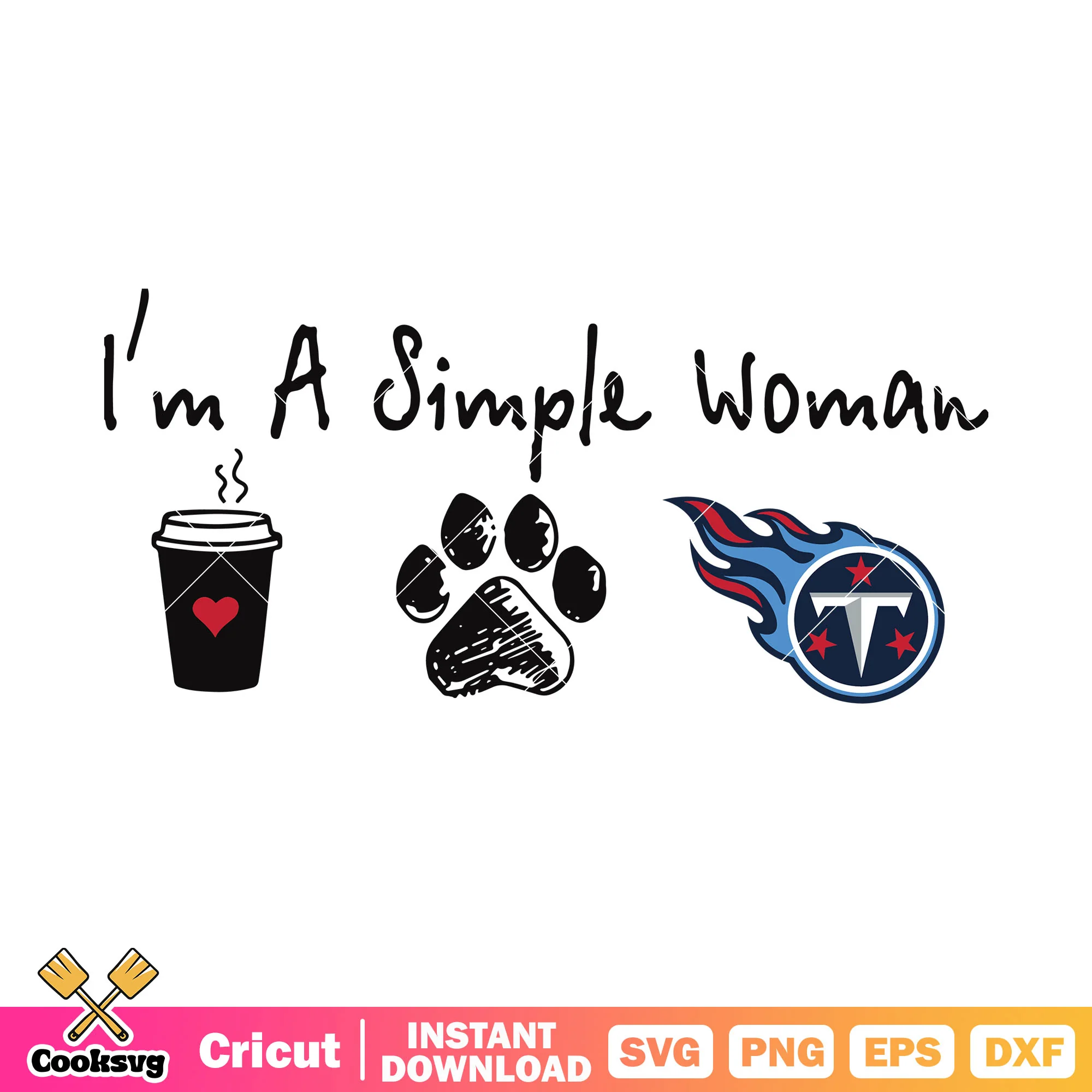 Coffee bearprint and tennessee svg, Tennessee titans svg, nfl svg