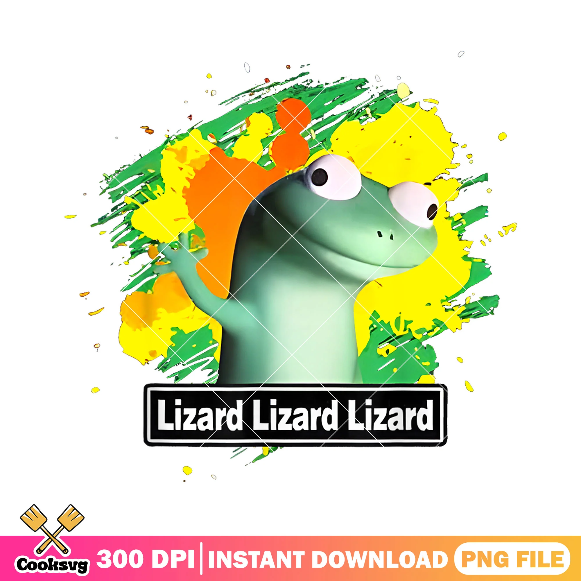 Colorful lizard meme png, lizard meme png, funny lizard png