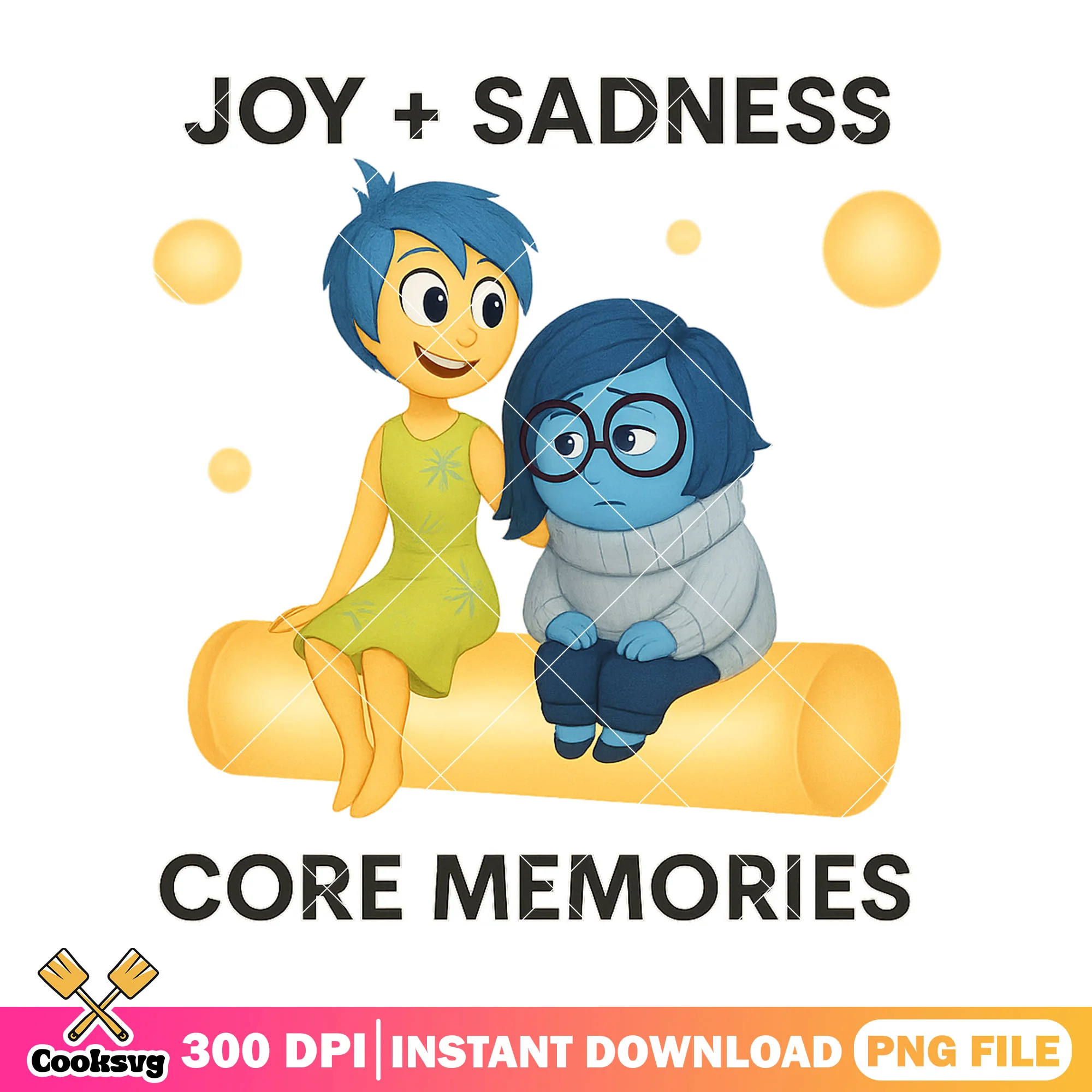 Core memories png, joy inside out png, sadness inside out png