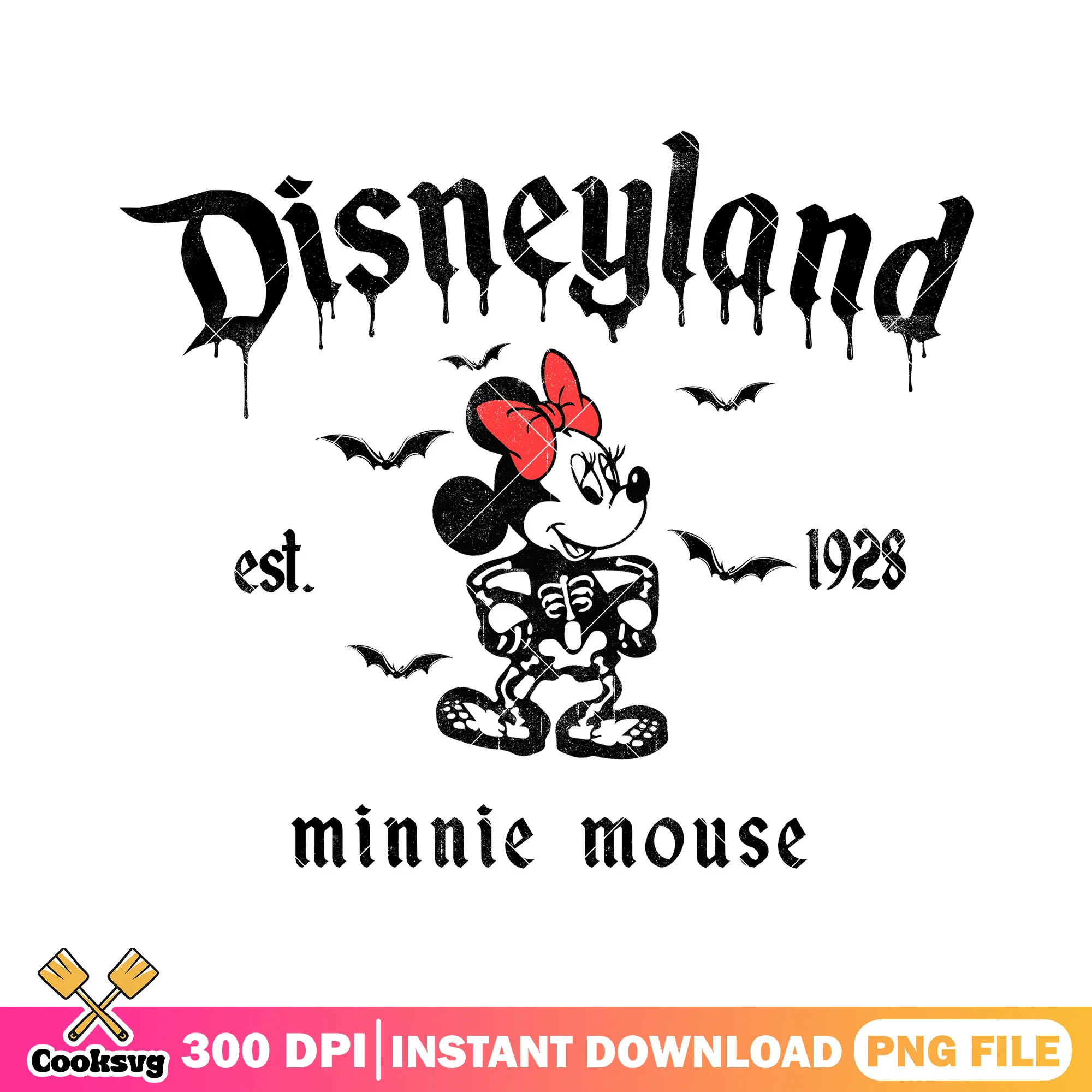 Cosplay minnie skeleton png, disney minnie png, halloween spirit png