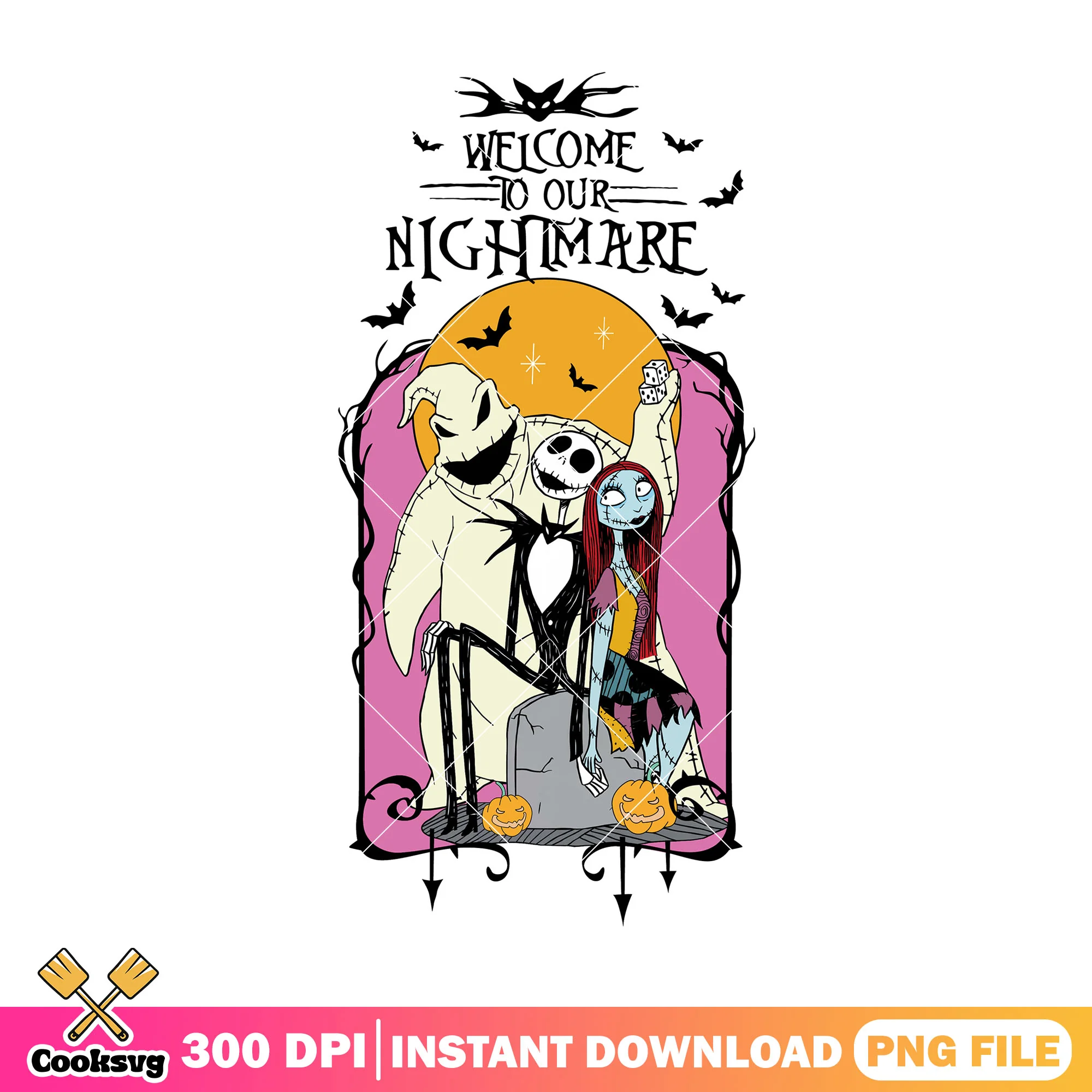 Couple jack skellington png, halloween town png, halloween art png