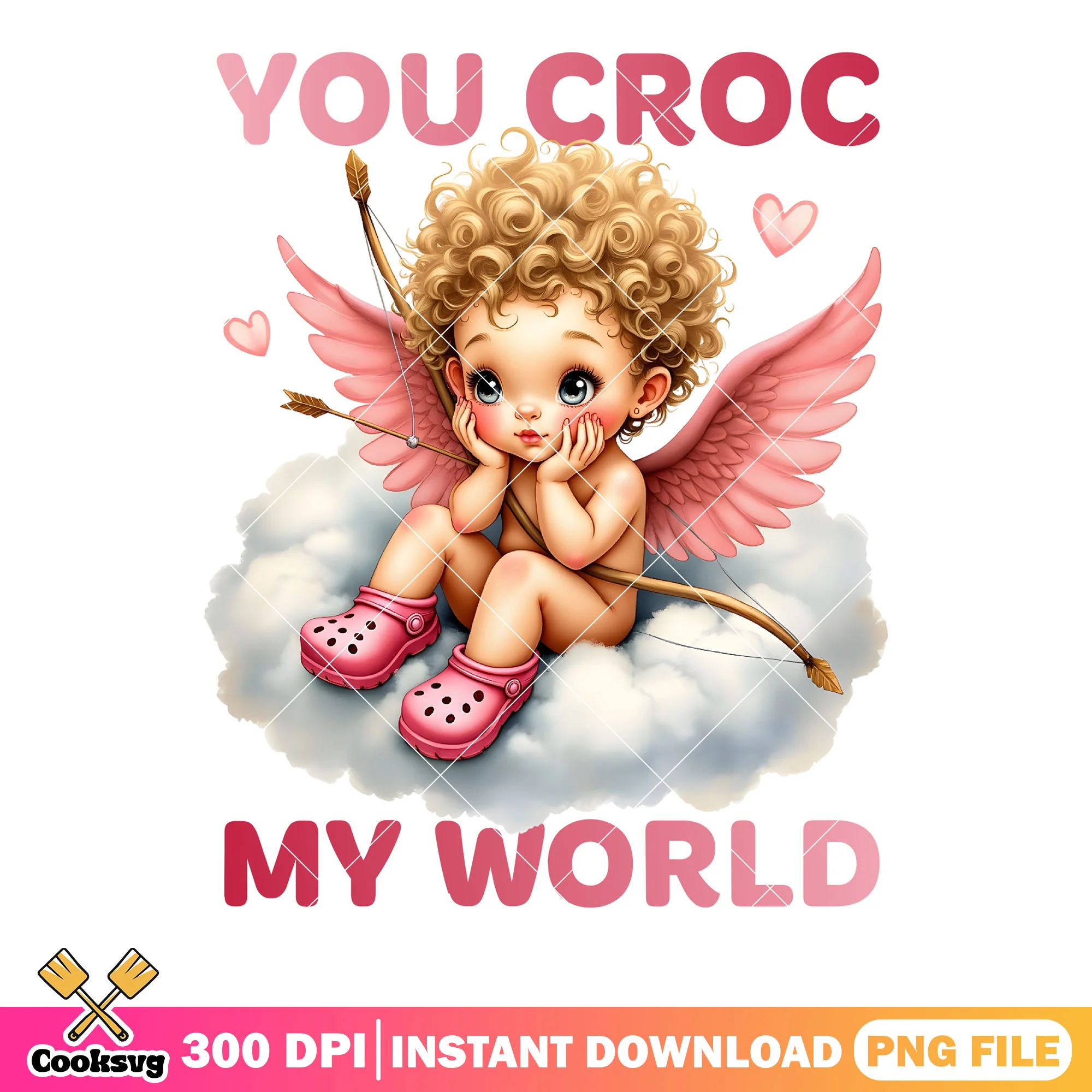 Cow valentine season vibes png, valentine poster png, Love season png
