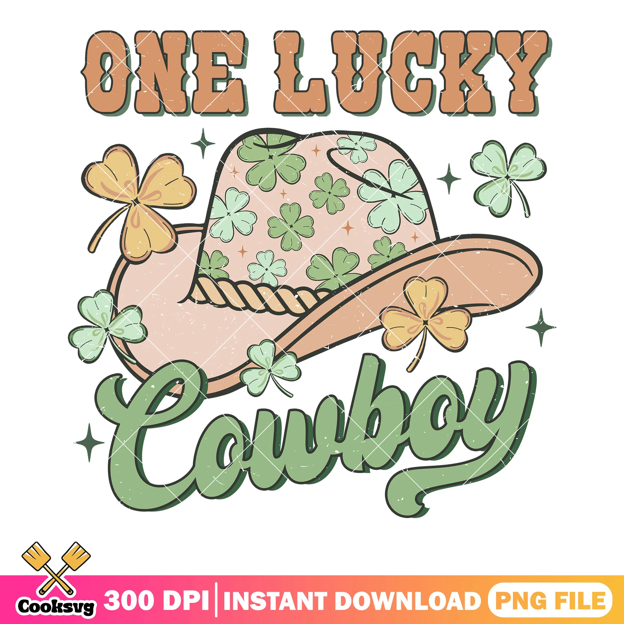Cowboy lucky hat png, lucky howdy png, patricks season png