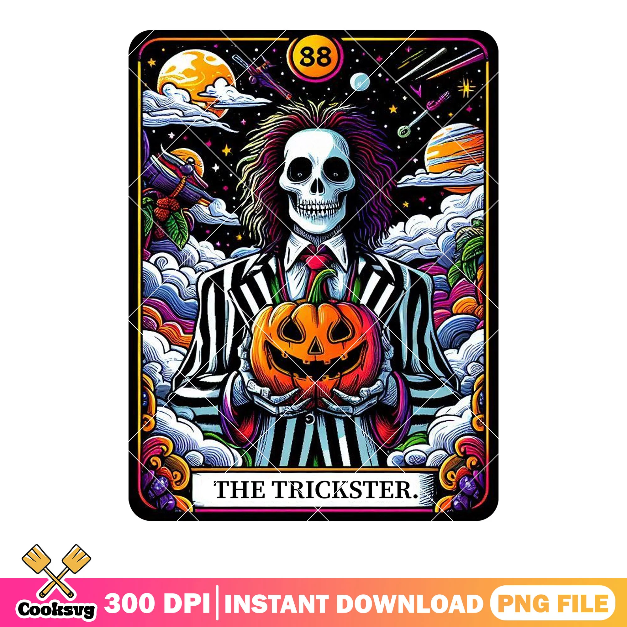 Creepy galaxy skeleton png, pinstripe suit png, halloween night png