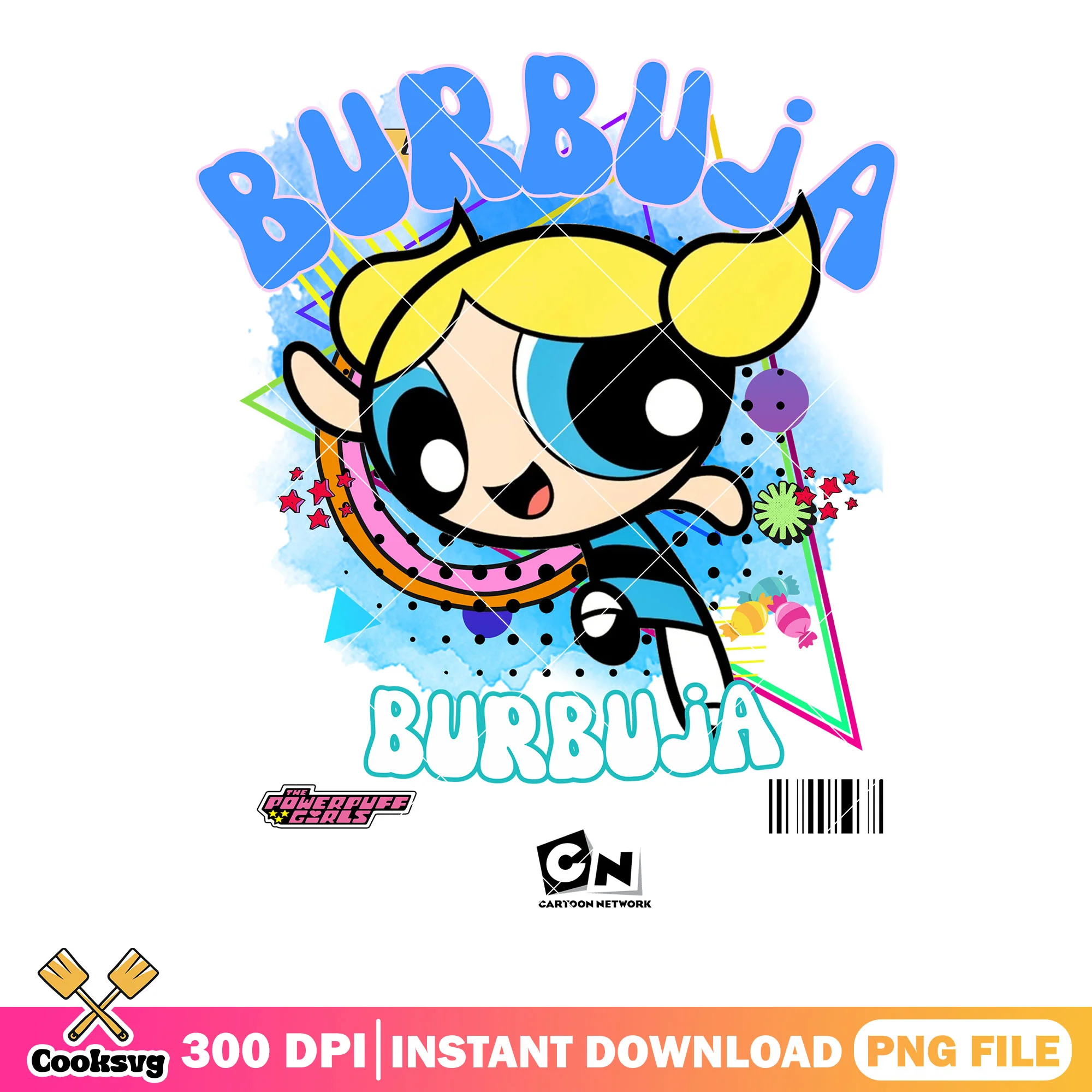 Cute Bubbles girls png, 90s cartoon png, Cartoon Network png