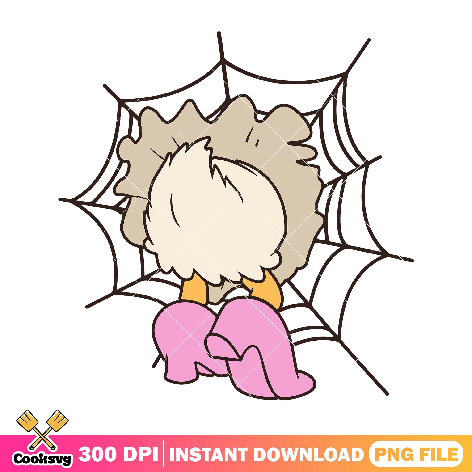 Daisy butt stuck png, halloween returns png, daisy duck png