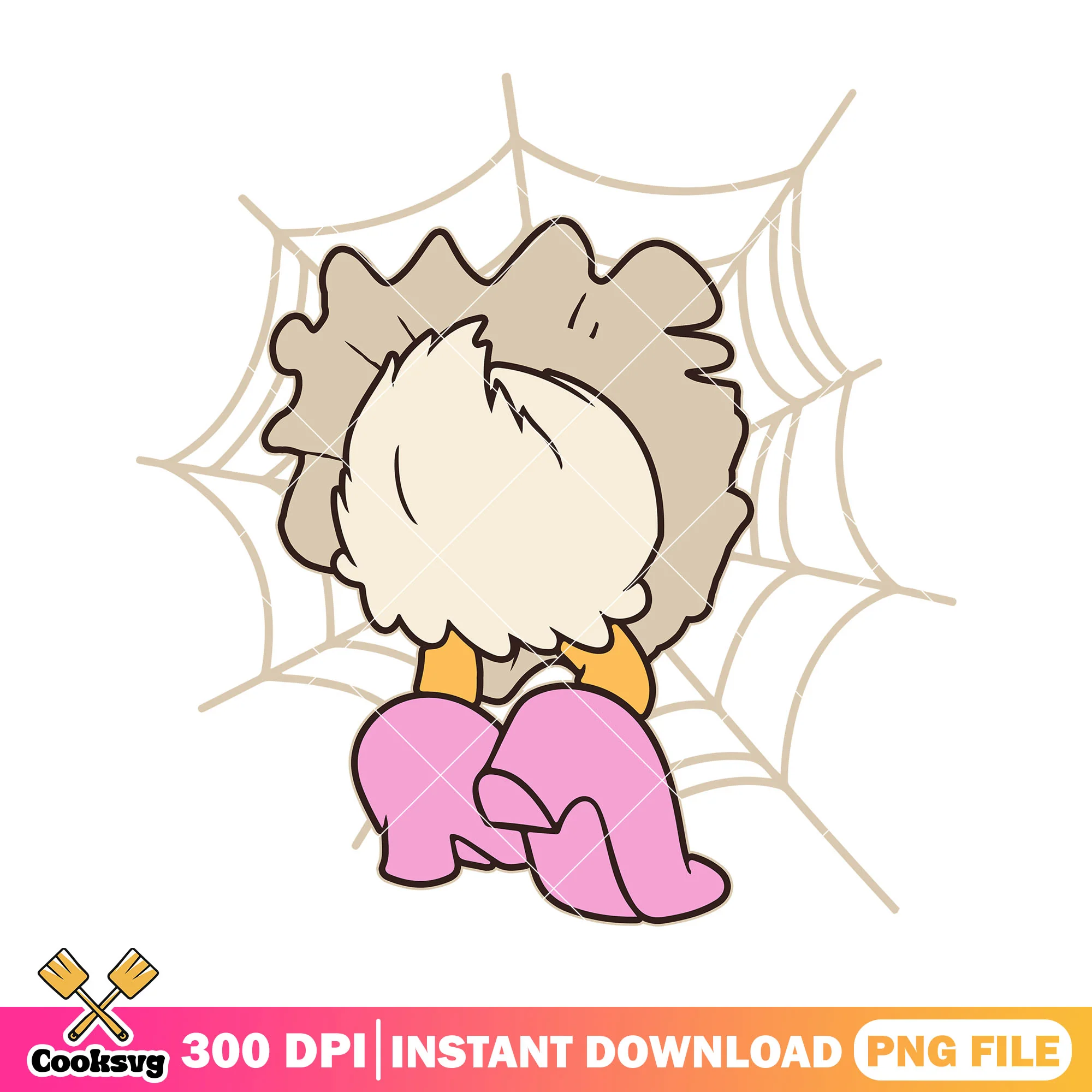 Daisy butt web stuck png, halloween returns png, daisy duck png