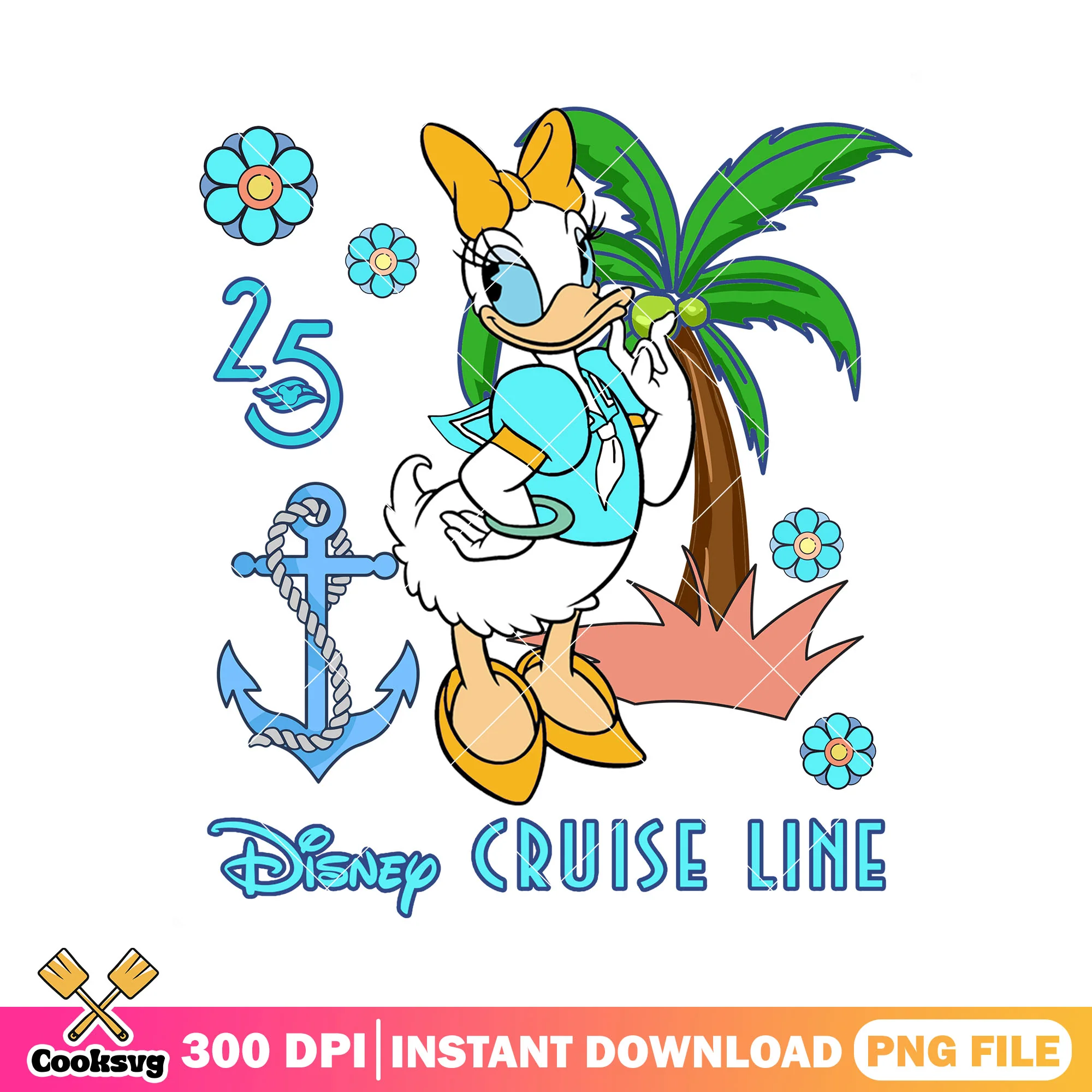 Daisy cruise line disney png, daisy duck png, disney world png