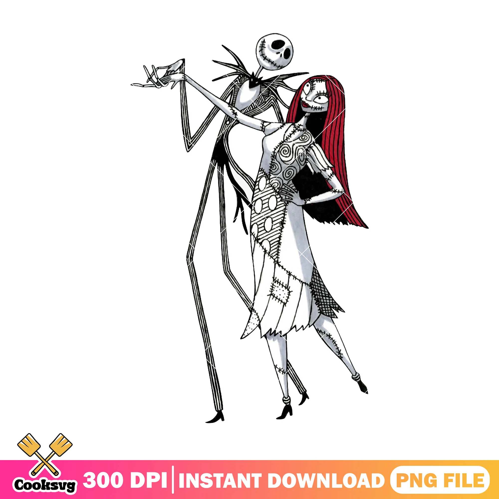 Dance with sally png, halloween picture png, sally horror png