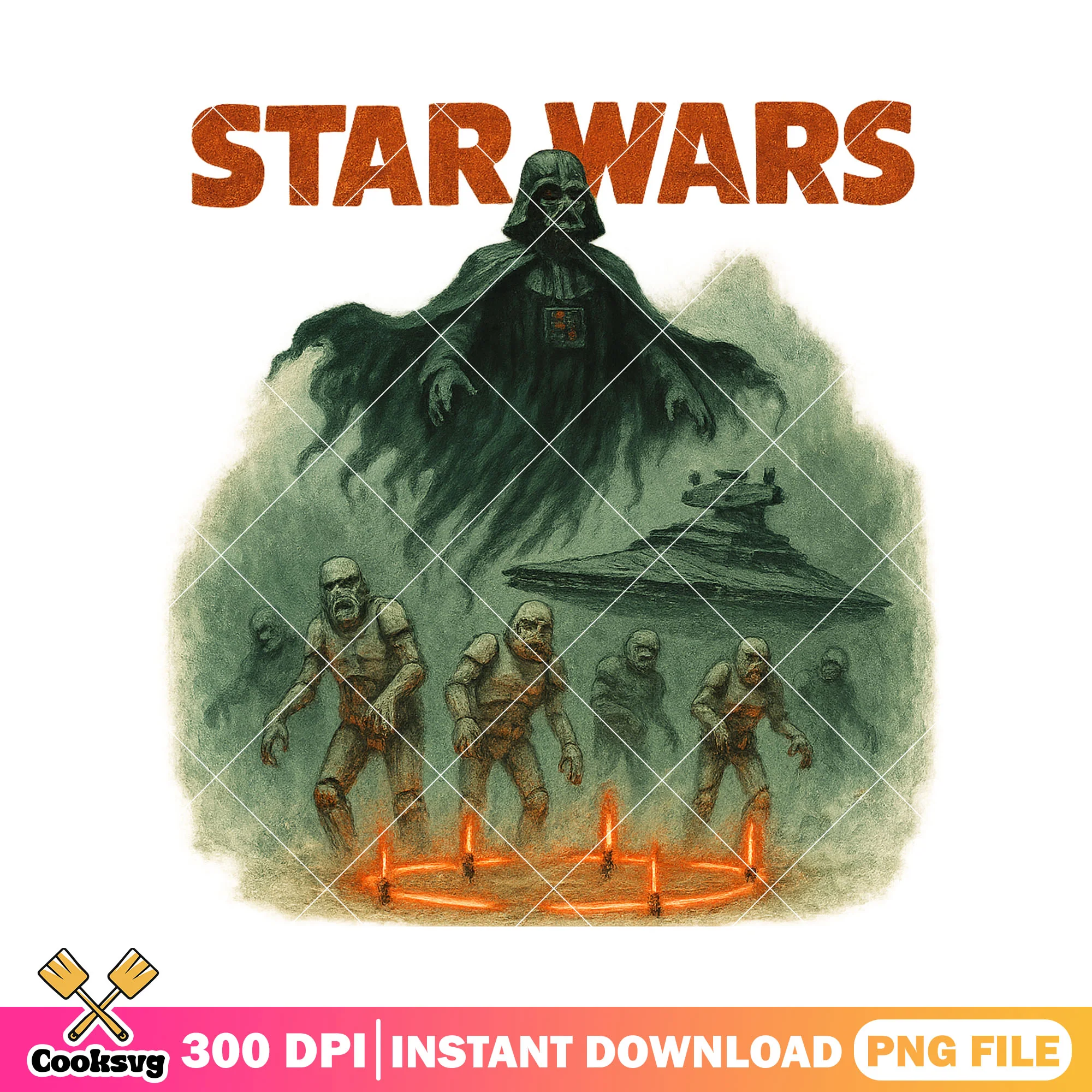 Darth vader zombies army png, darth vader png, star wars png