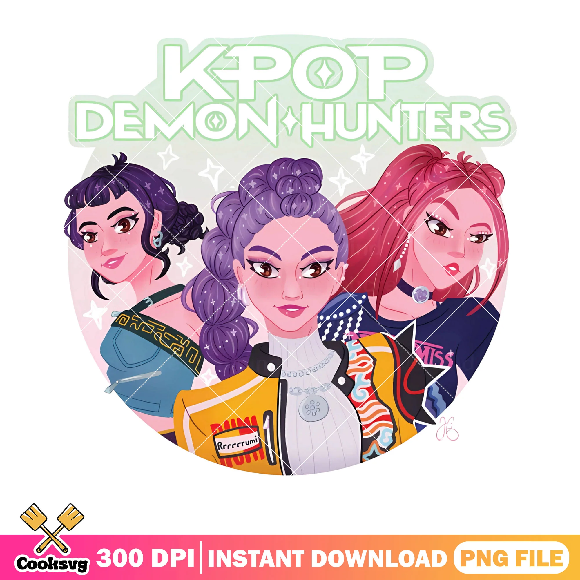 Demon hunter huntrx kpop logo png, kpop hunter png, anime hunter png