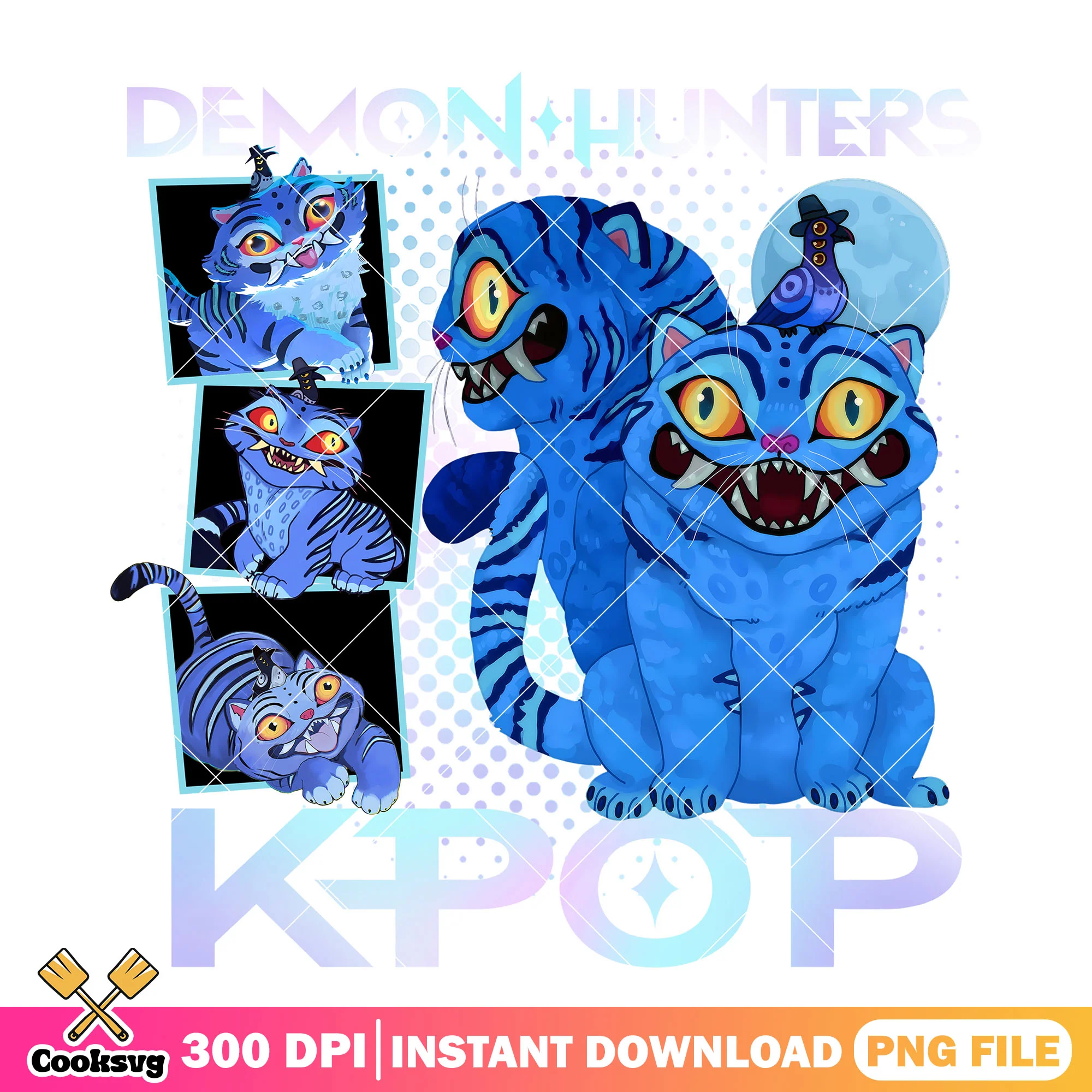 Demon hunters derpy png, derpy tiger png, kpop demon hunters png