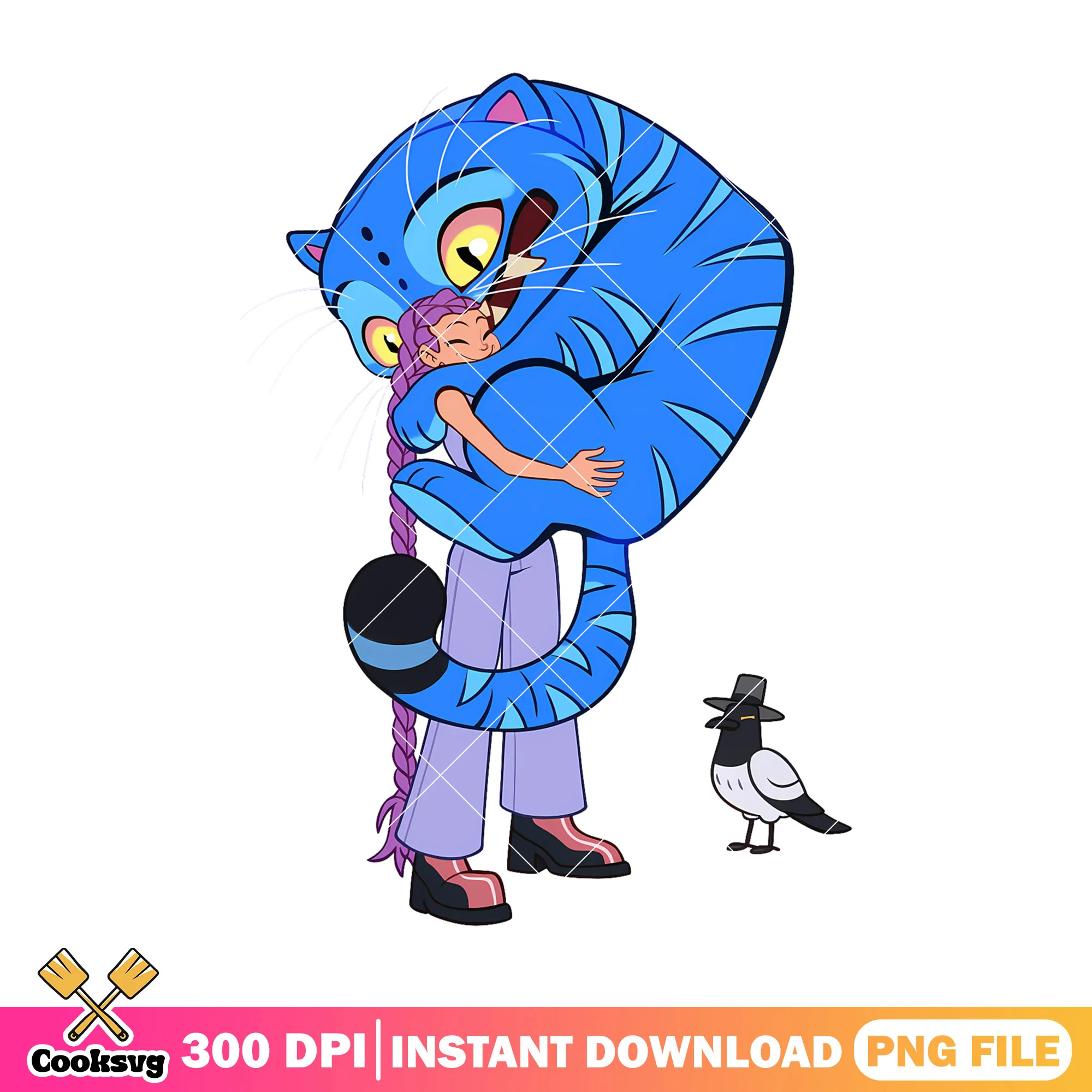 Derpy hug rumi kpop png, rumi huntrix png, derpy tiger png