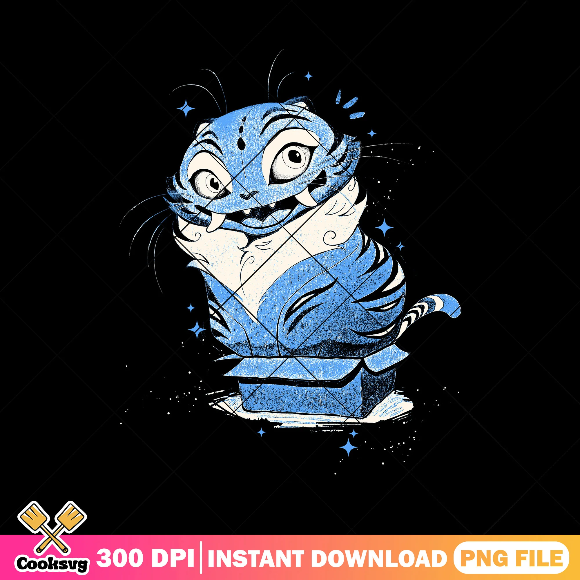 Derpy kpop demon tiger png, derpy kpop png, kpop hunters png