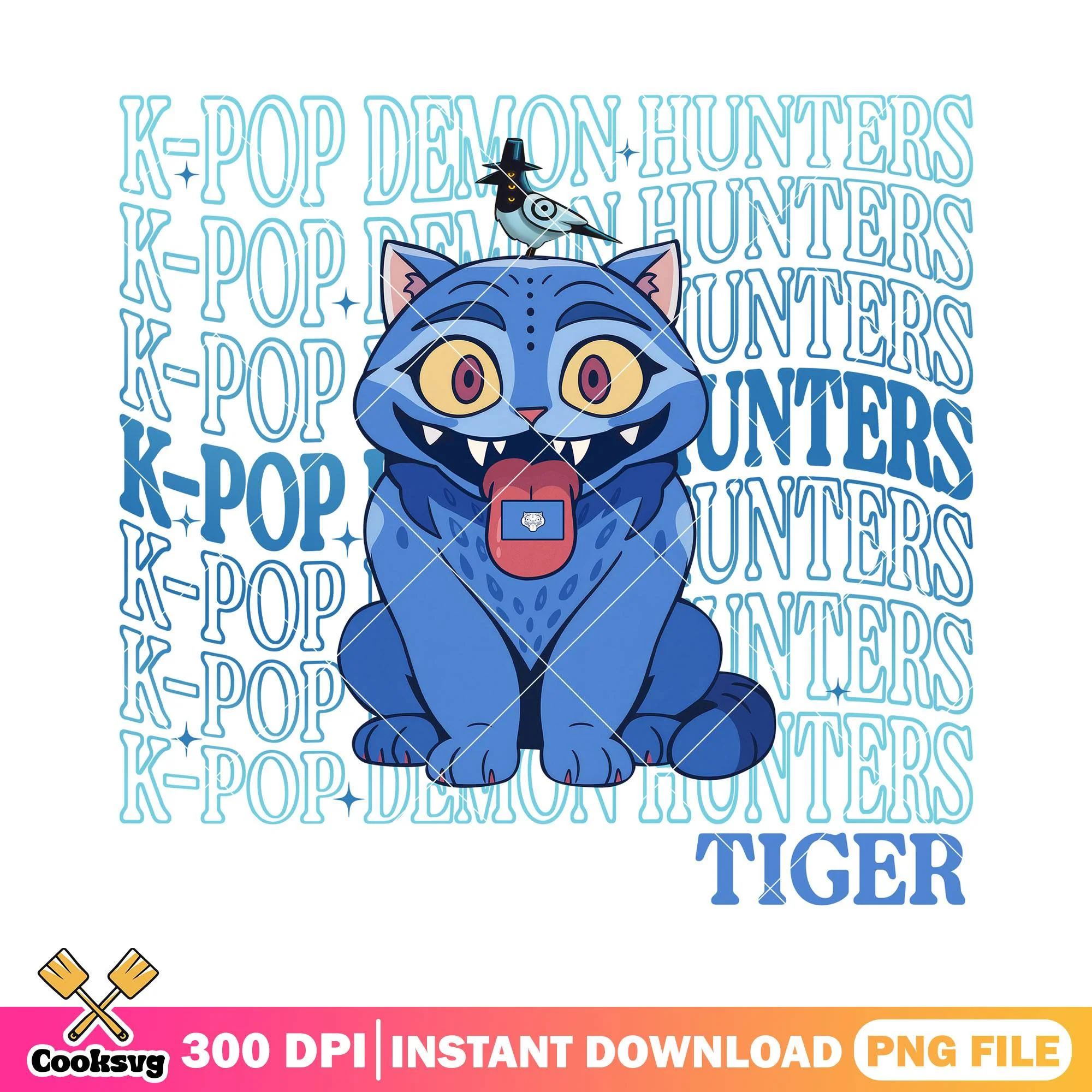 Derpy kpop tiger file png, derpy demon png, kpop demon hunters png