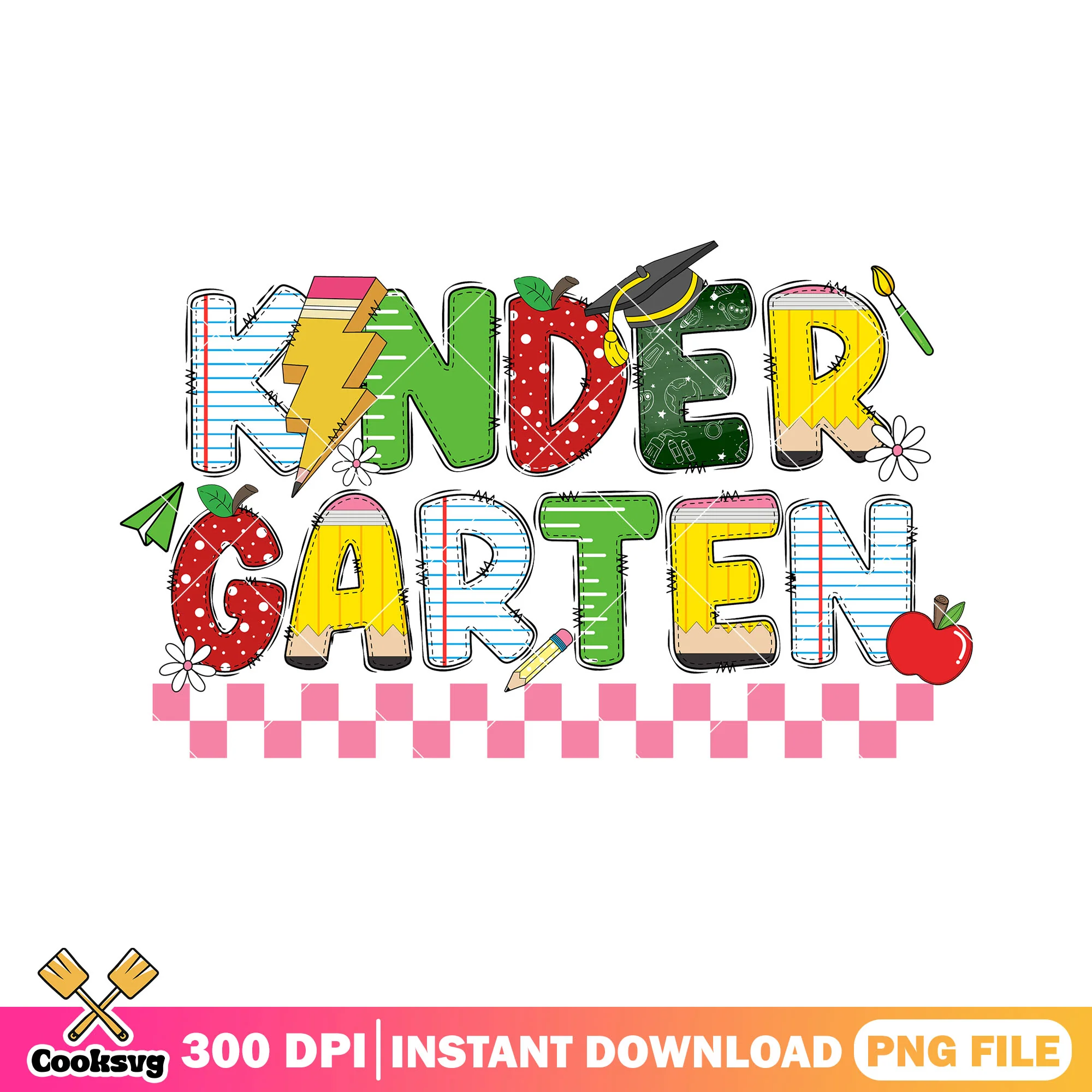 Design kinder garten png, alphabet colors png, go back to school png