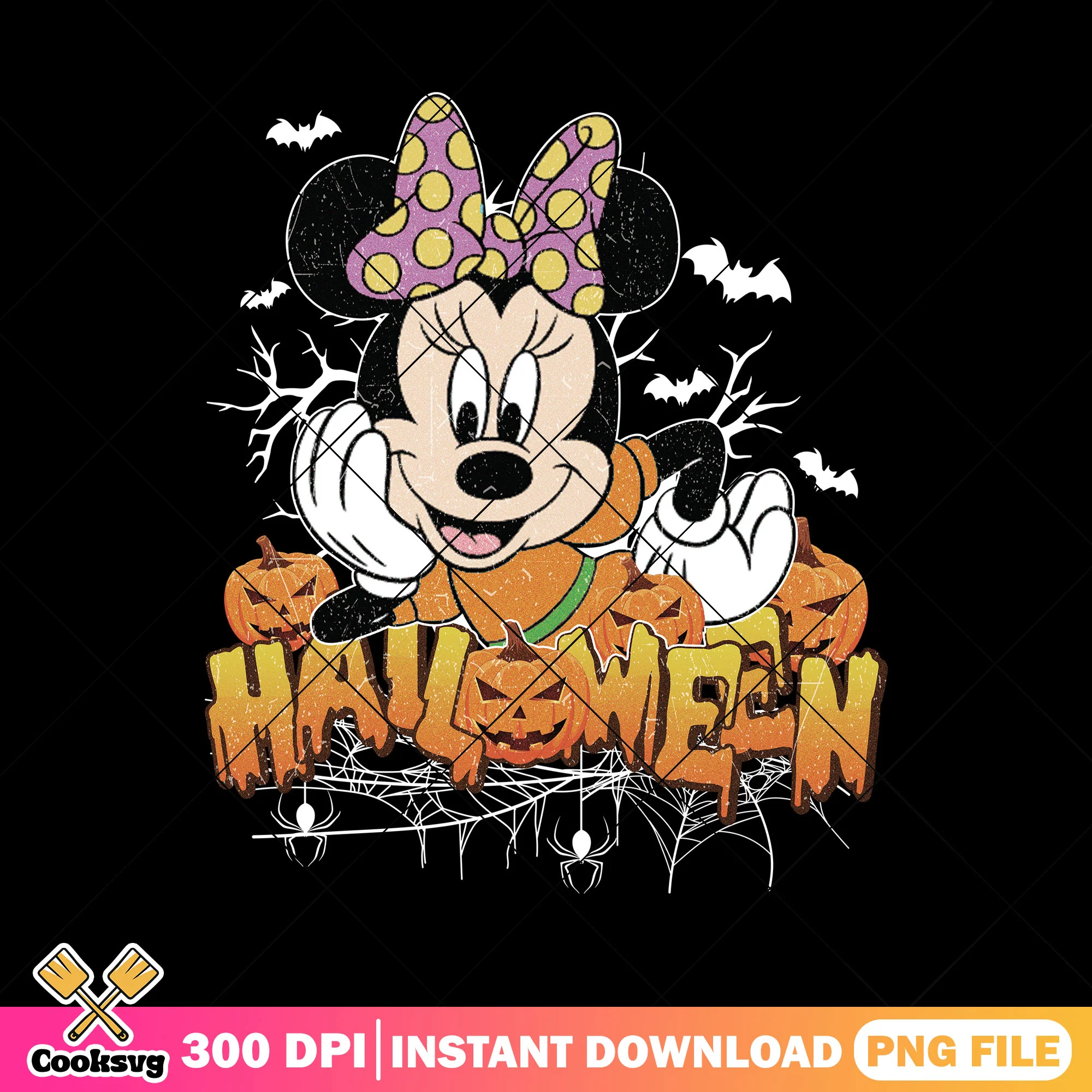 Design minnie mouse halloween png, minnie mouse png, minnie cute png