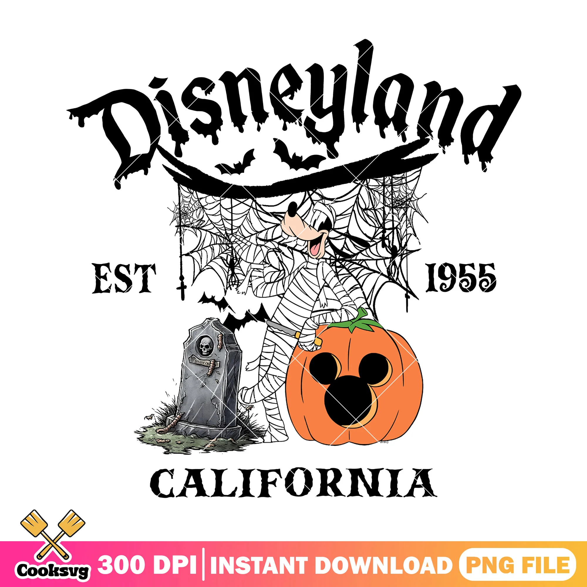 Design mummy outfit goofy png, halloween cute png, goofy cute png