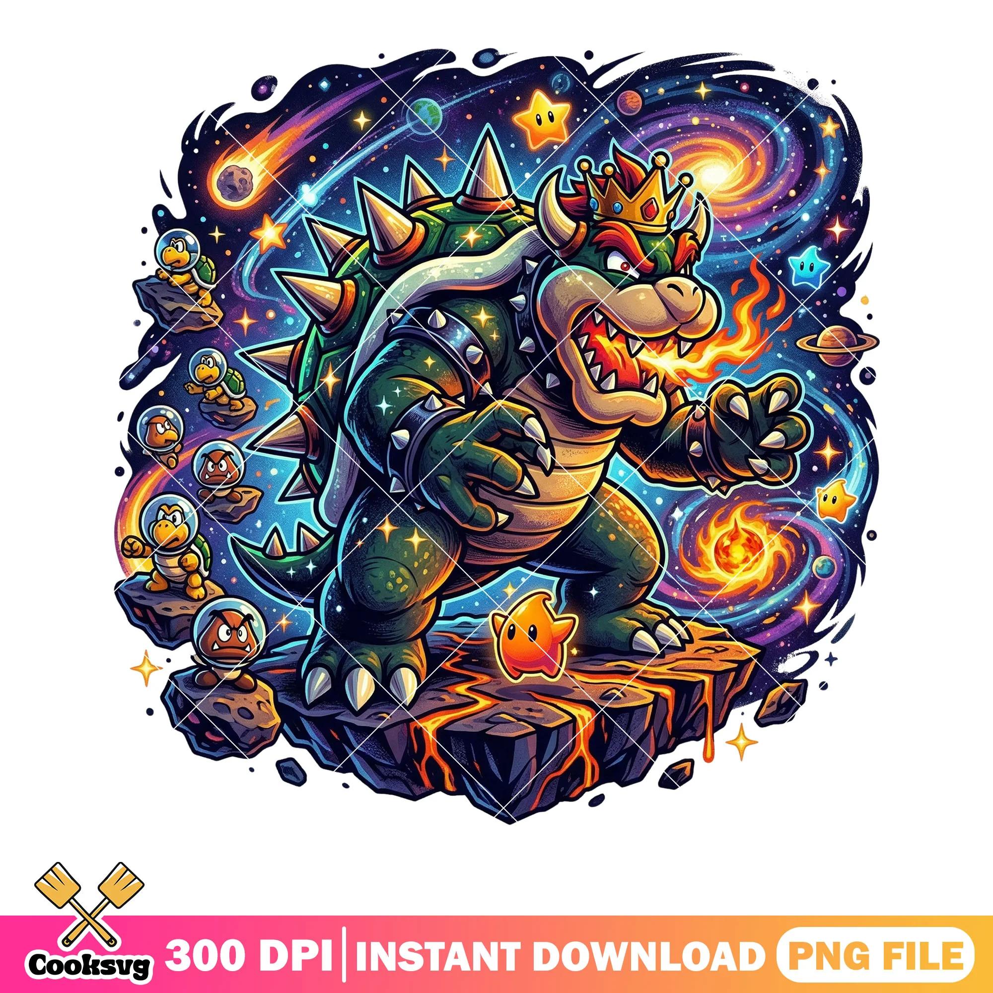 Devil browser galaxy png, browser mario png, super mario galaxy png
