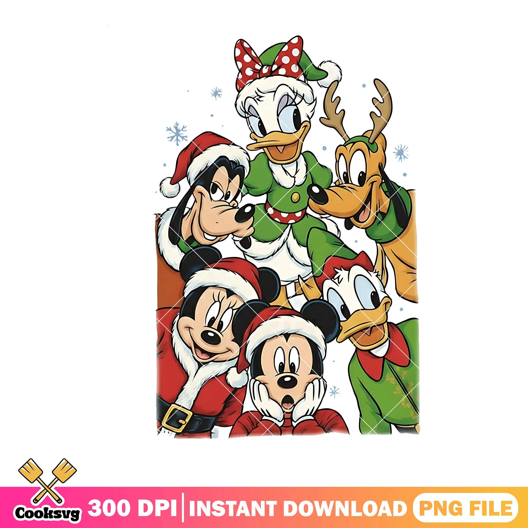 Disney character christmas png, mickey mouse png, disney christmas png