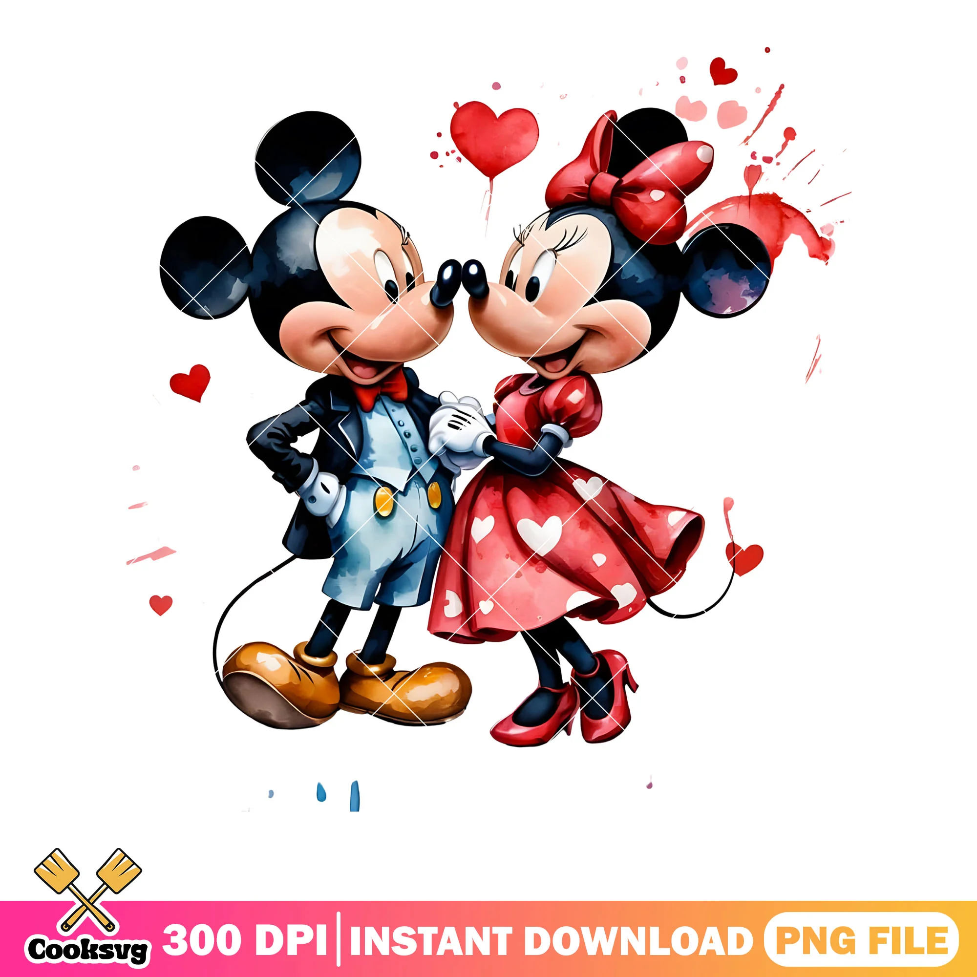Disney couple valentine vibe png, valentine couple png, disney vibes png