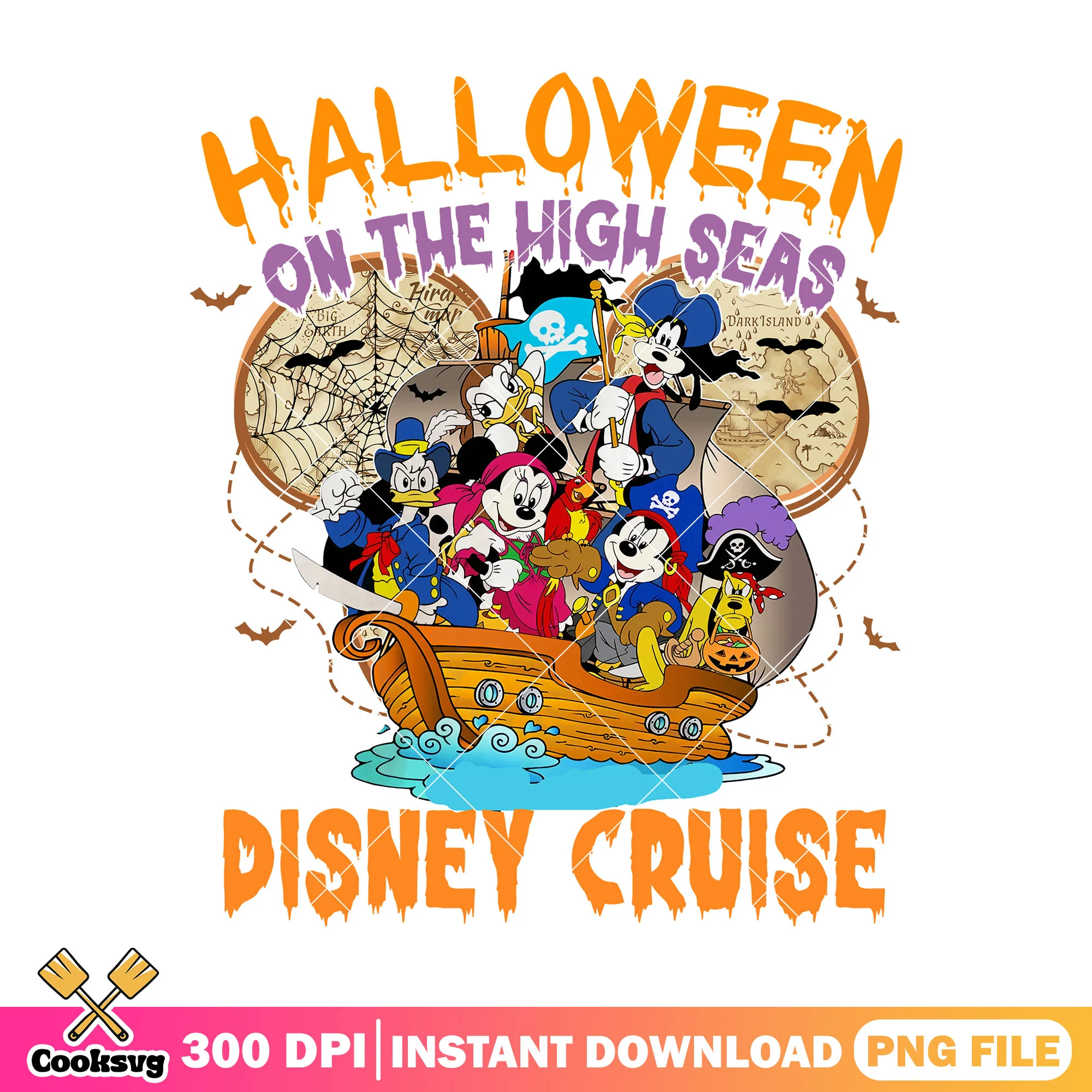 Disney cruise halloween png, halloween ideas png, disney friends png