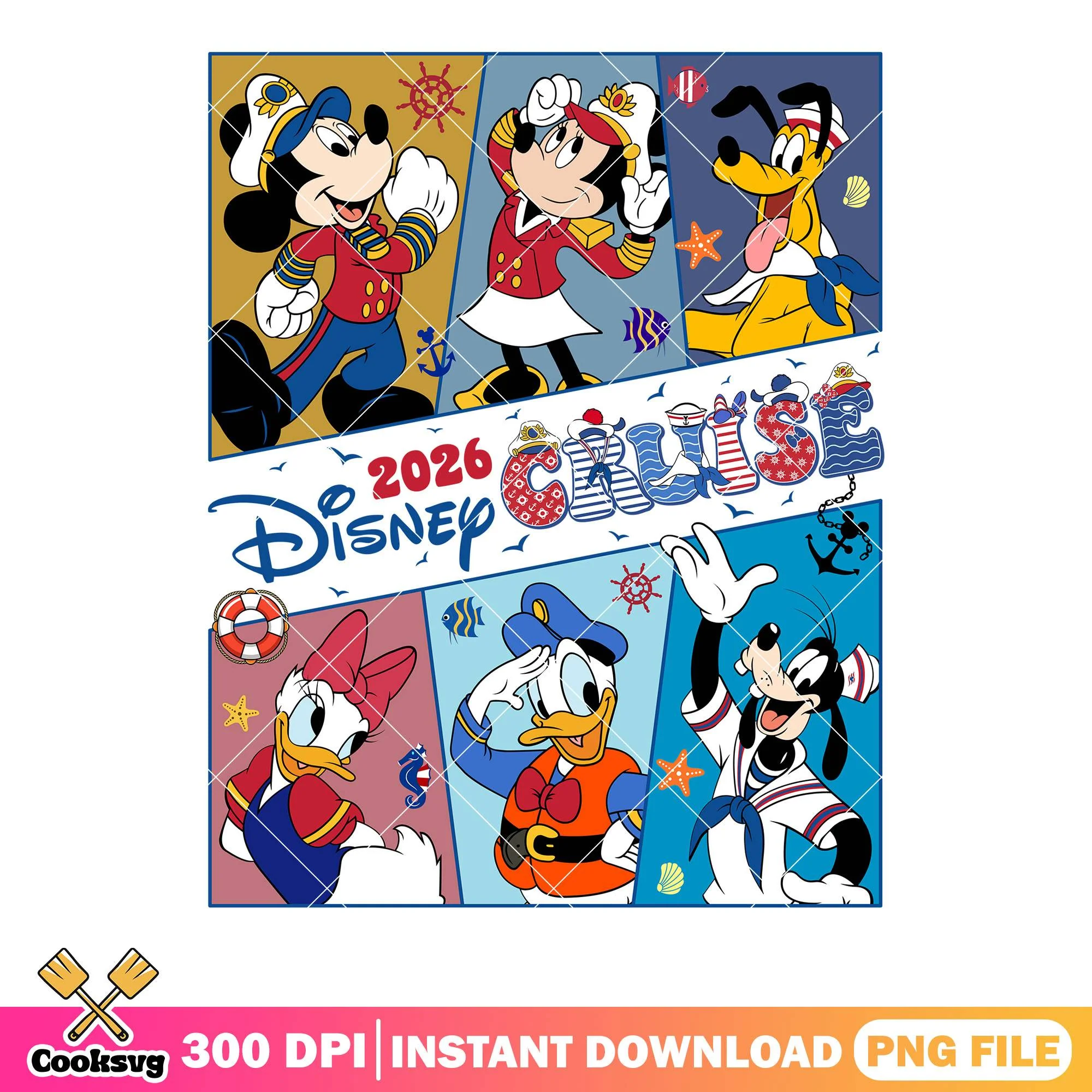 Disney cruise poster 2026 png, mickey friends png, dinsey cruise png
