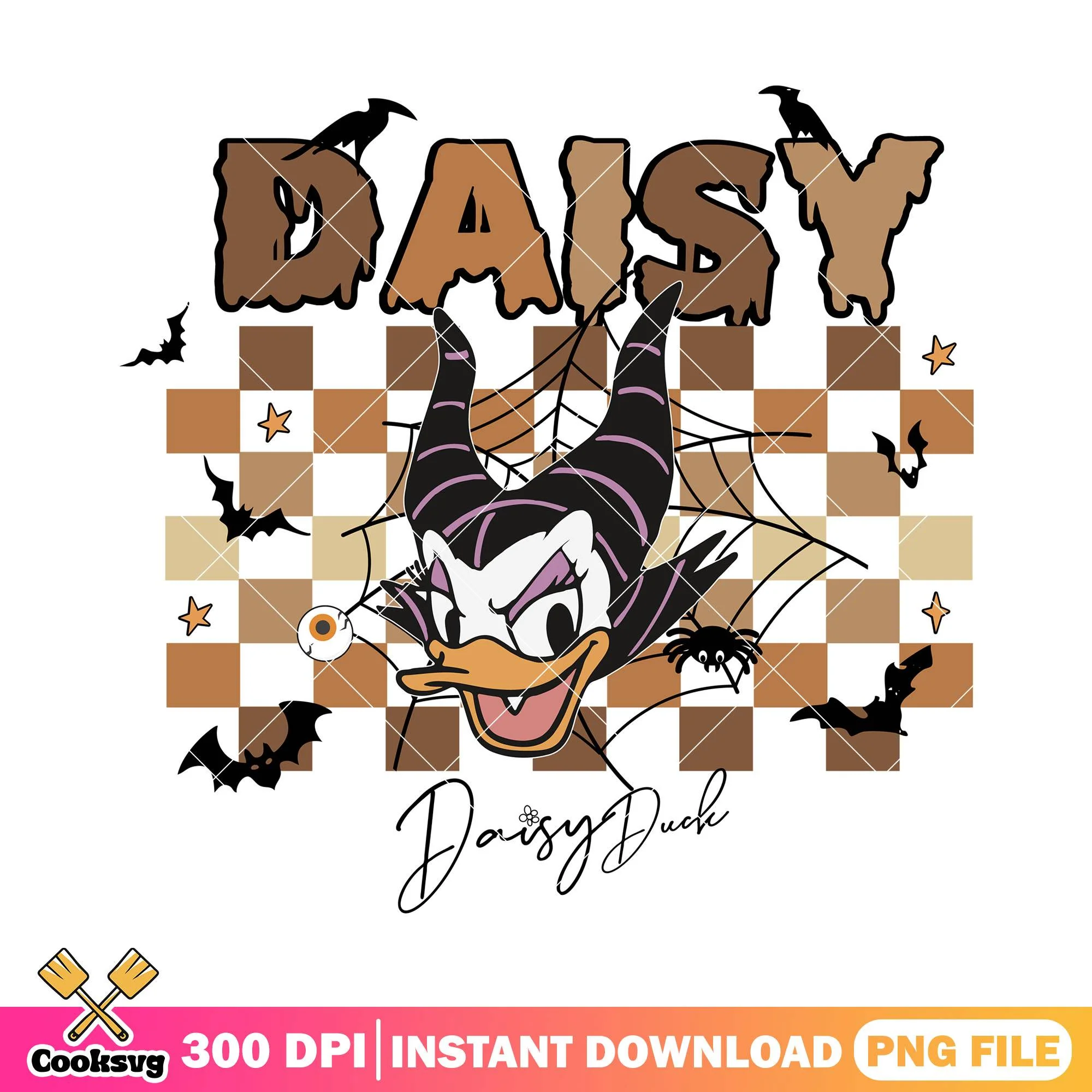 Disney daisy maleficent png, halloween daisy png, disney cartoon png
