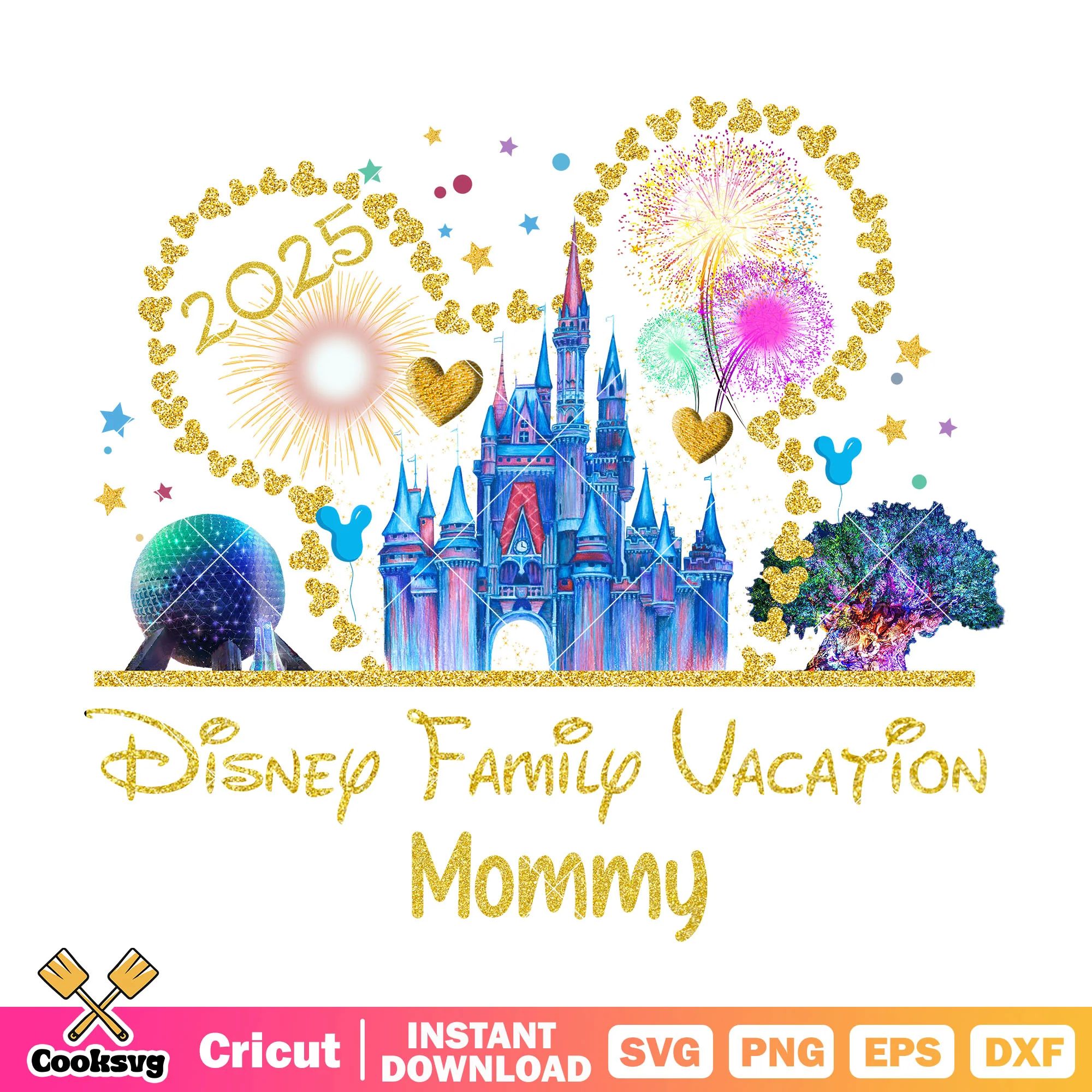 Disney family vacation mommy mickey 2025 png, disney family vacation png